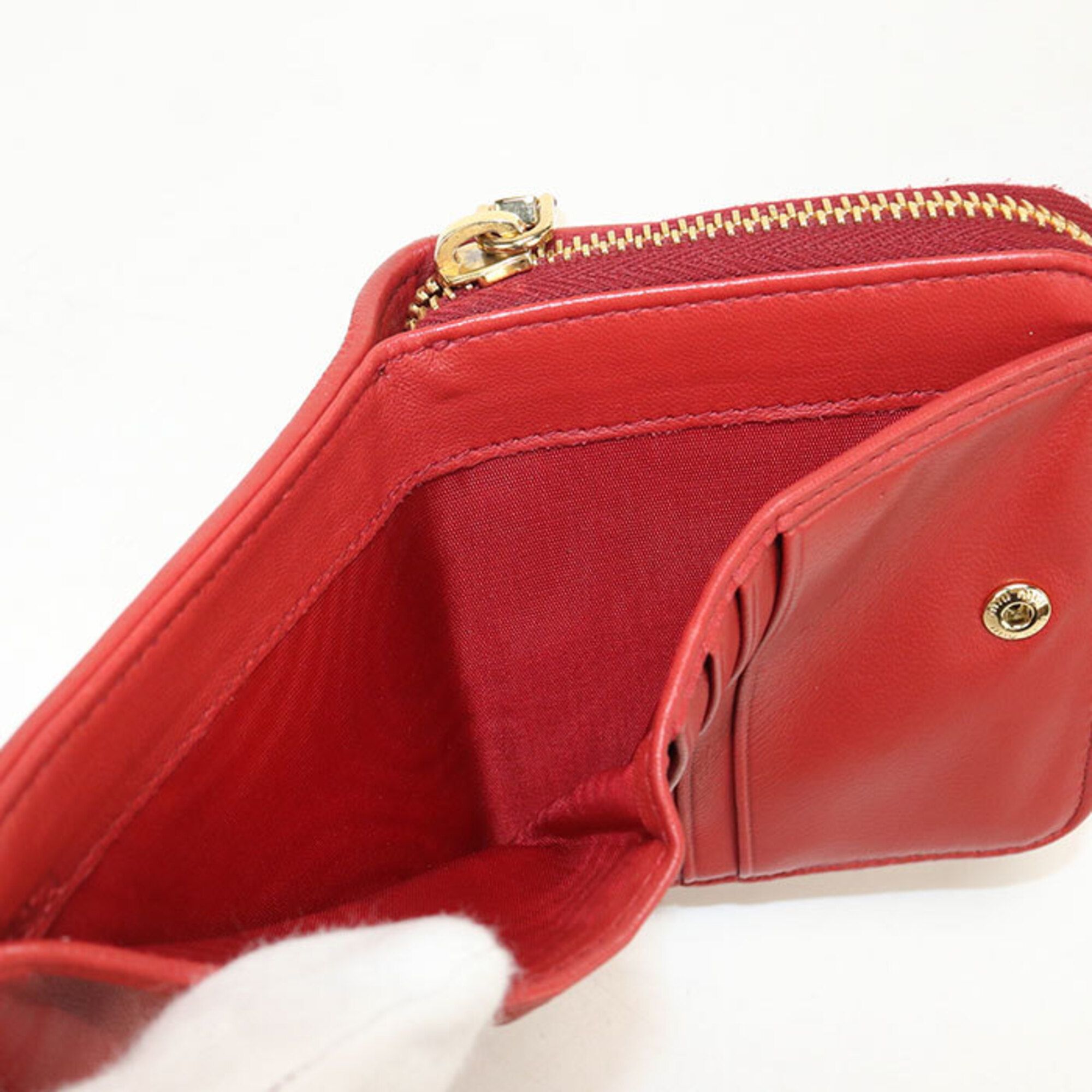 Leather Wallet (Bi-Fold) (Pre-Owned) - Miu Miu - Modalova