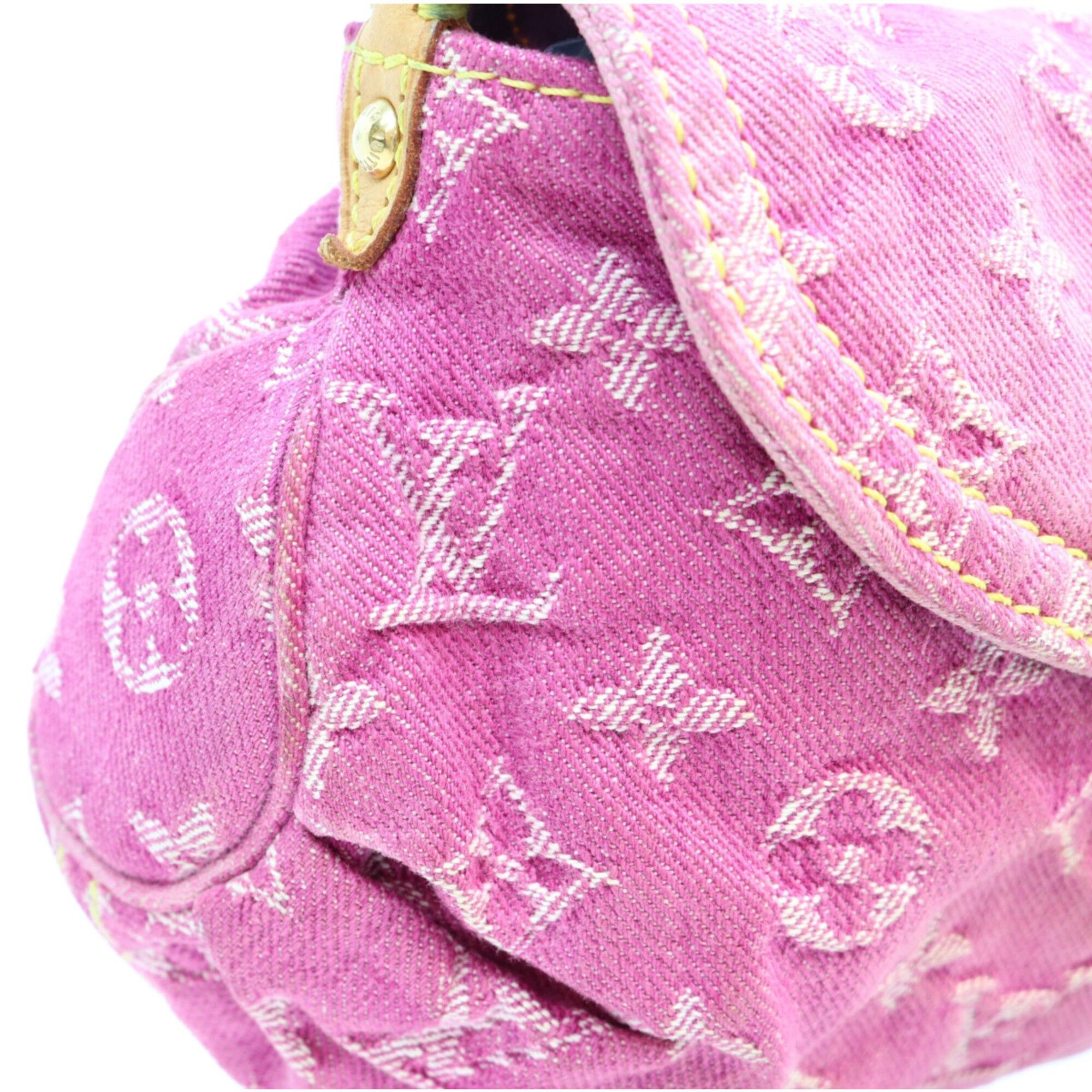 Monogram Denim Shoulder Bag (Pre-Owned) - Louis Vuitton - Modalova