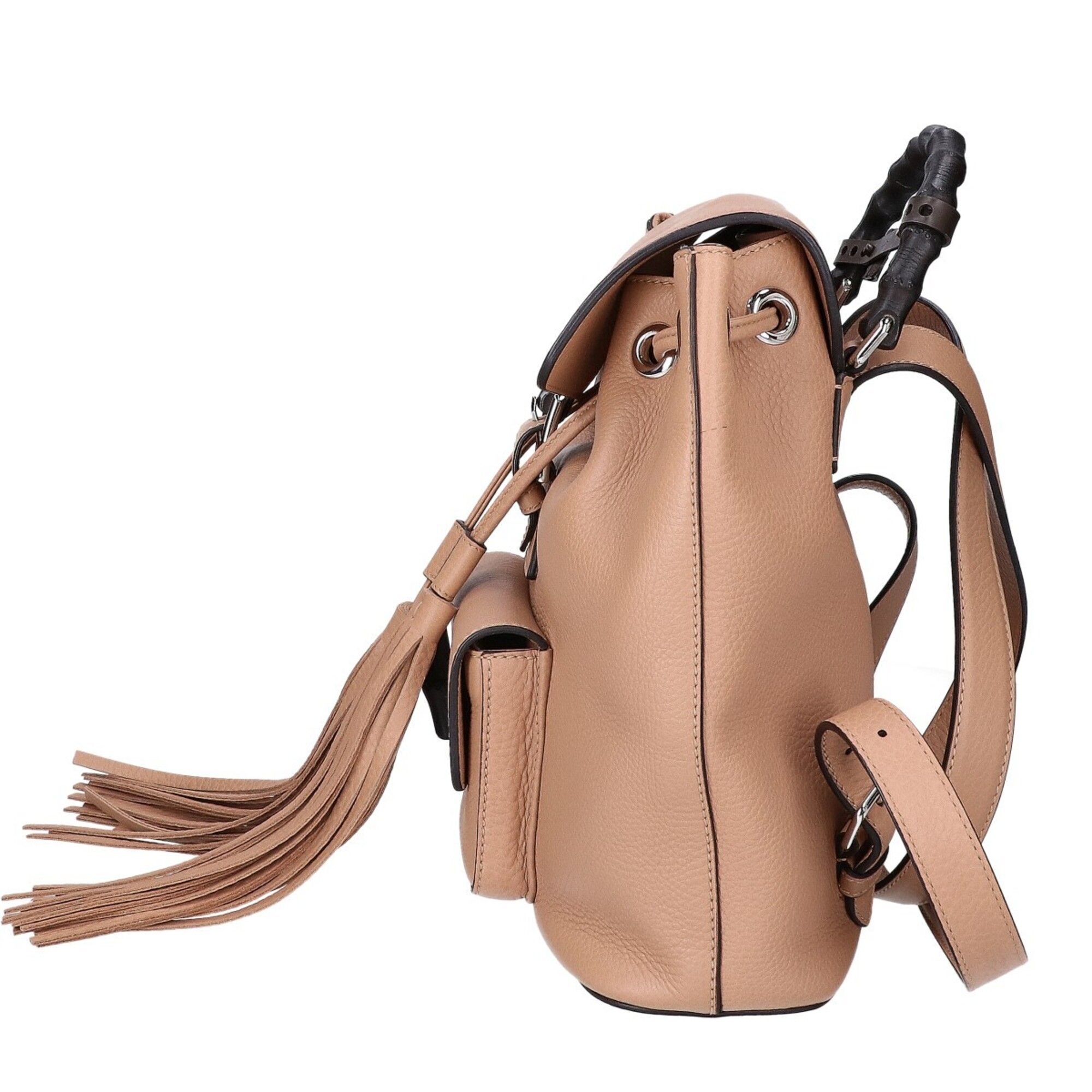Leather Backpack (Pre-Owned) - Gucci - Modalova