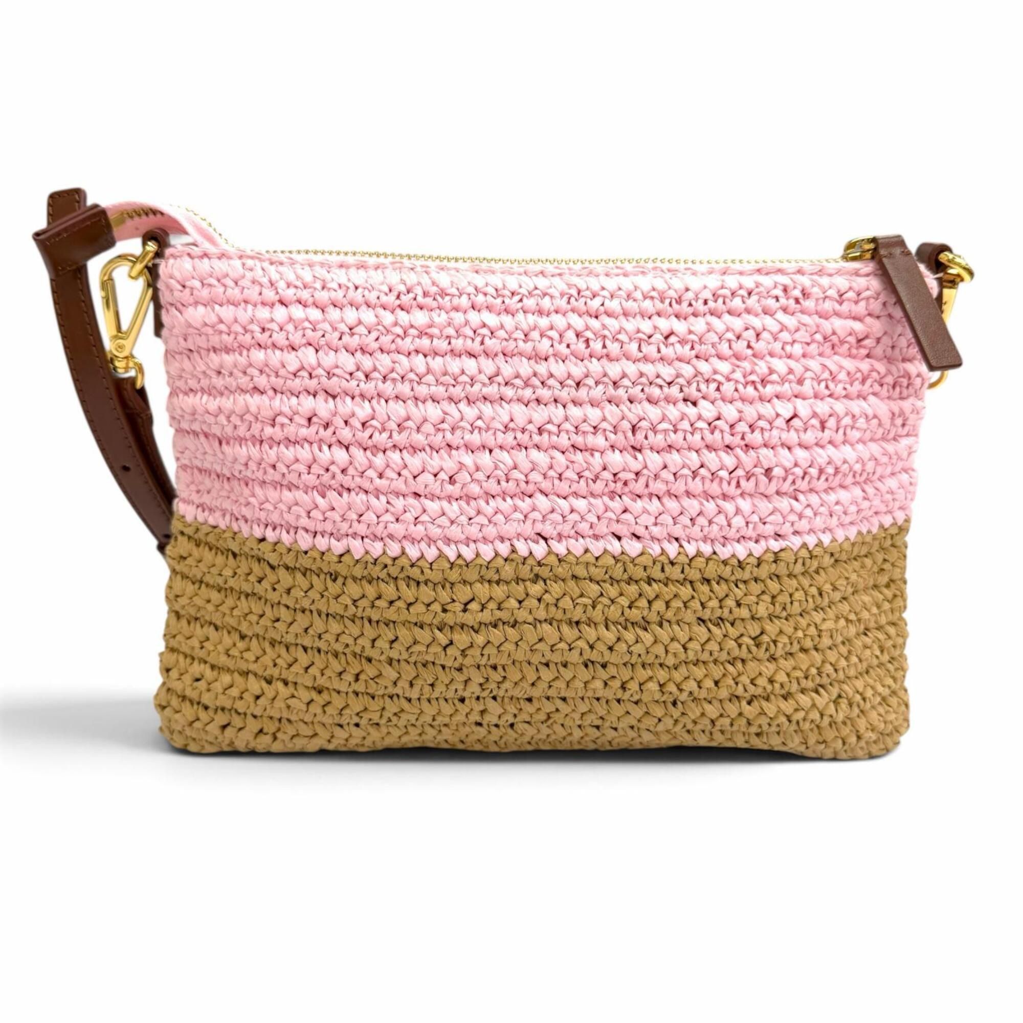 Raffia Leather Shoulder Bag (Pre-Owned) - Marni - Modalova