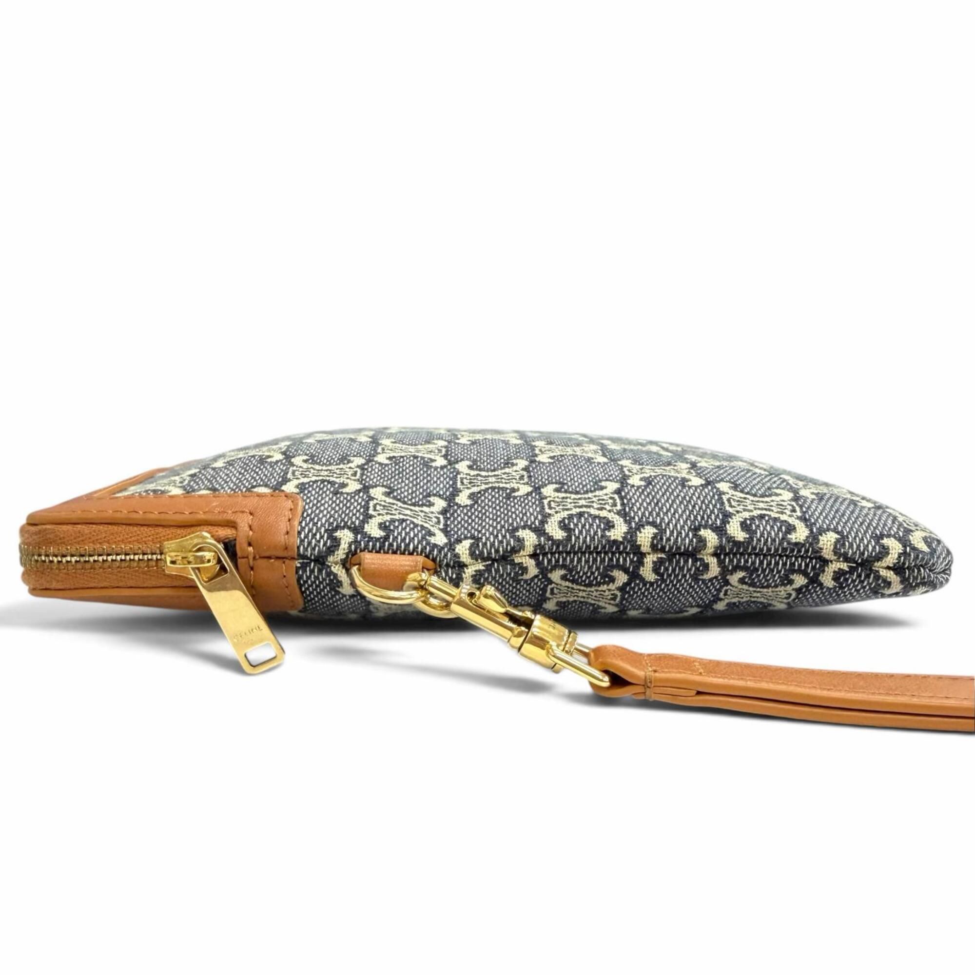 Canvas Leather Clutch Bag Pouch (Pre-Owned) - Celine - Modalova