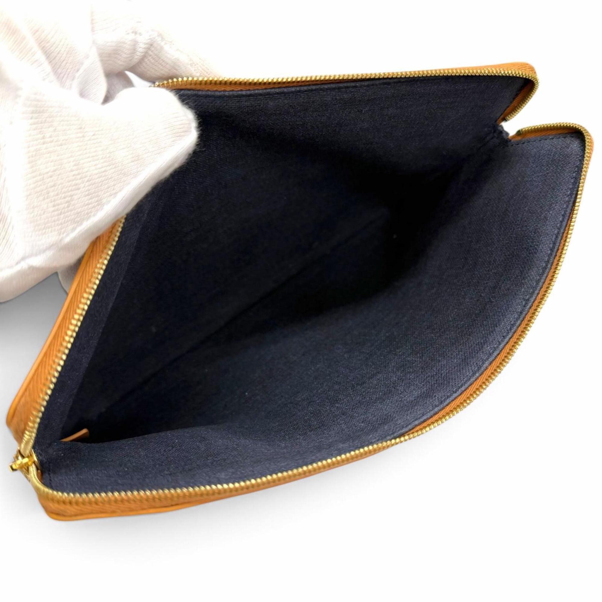 Canvas Leather Clutch Bag Pouch (Pre-Owned) - Celine - Modalova