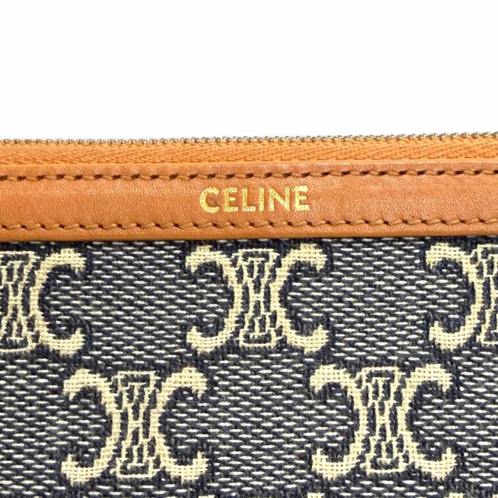 Canvas Leather Clutch Bag Pouch (Pre-Owned) - Celine - Modalova