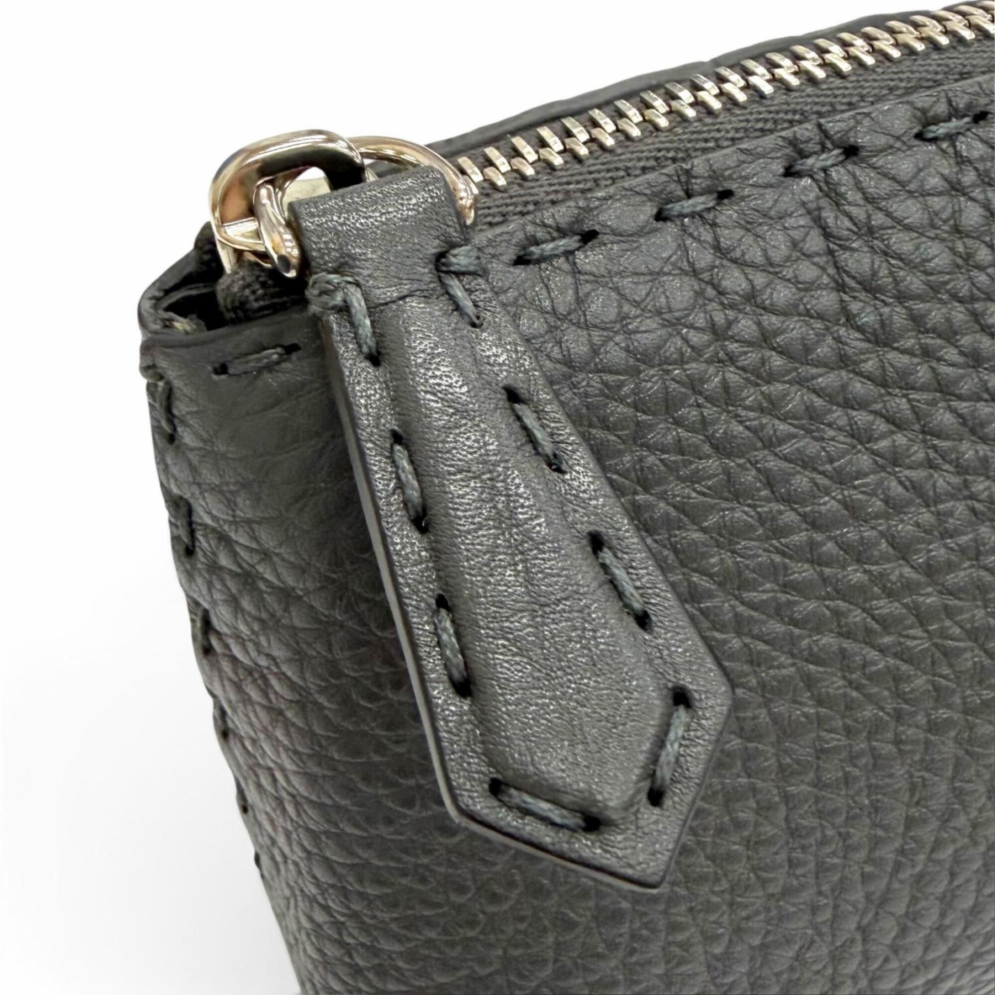 Leather Pouch (Pre-Owned) - Fendi - Modalova
