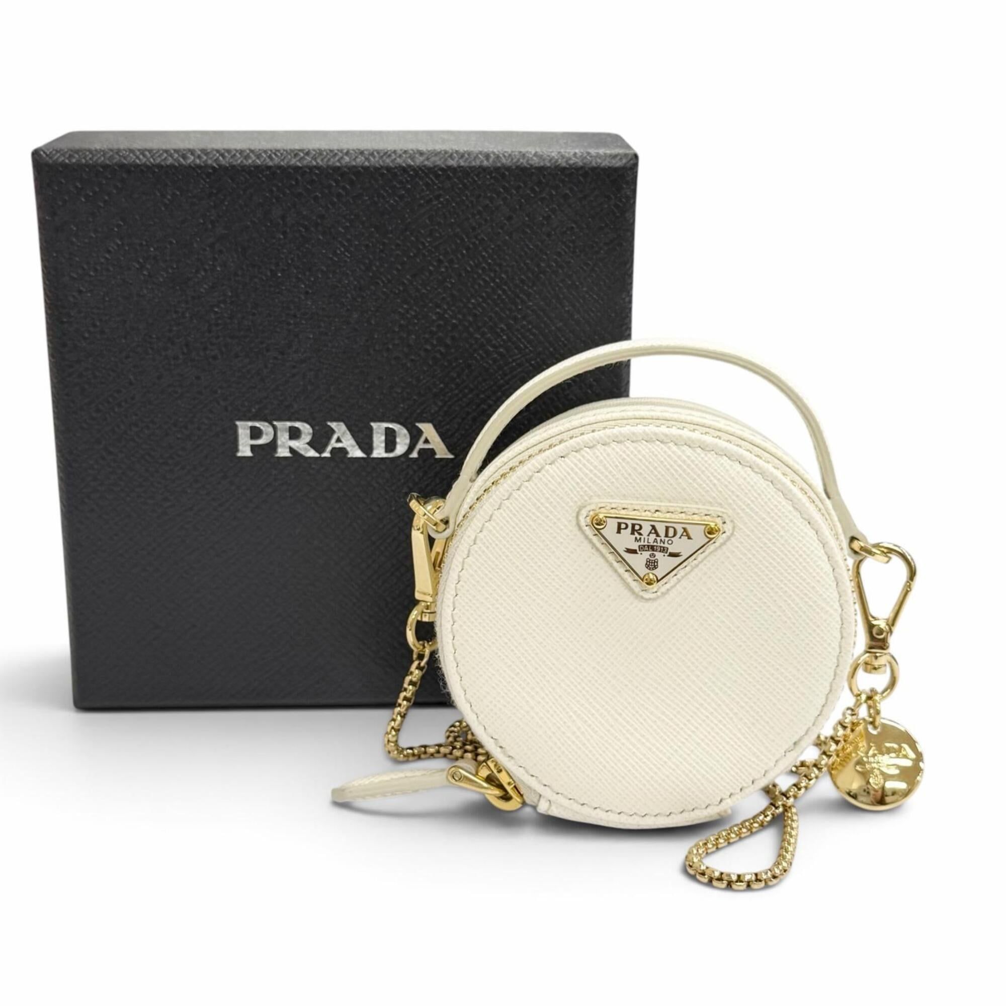 Leather Pouch (Pre-Owned) - Prada - Modalova