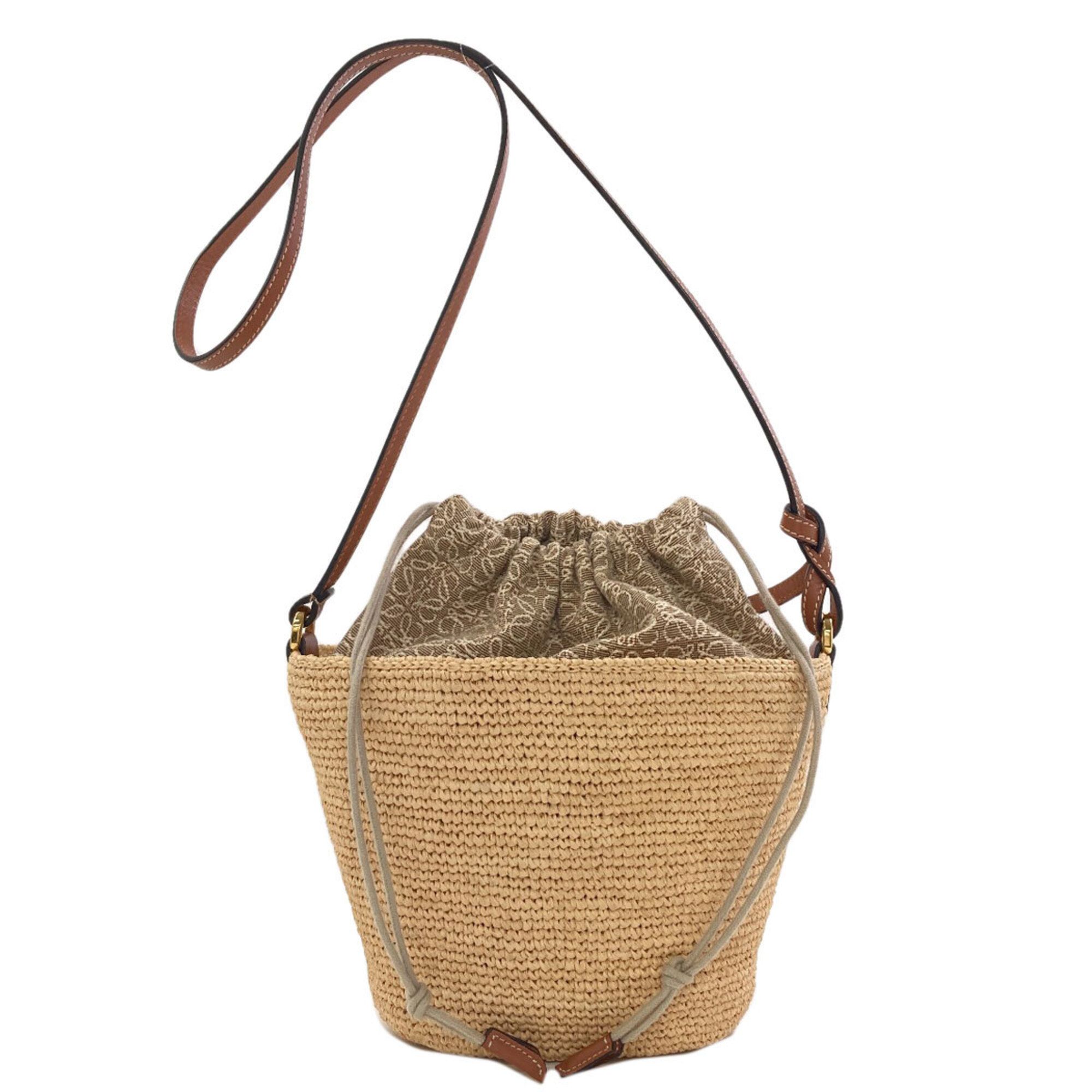 Raffia Pochette Shoulder Bag (Pre-Owned) - Loewe - Modalova