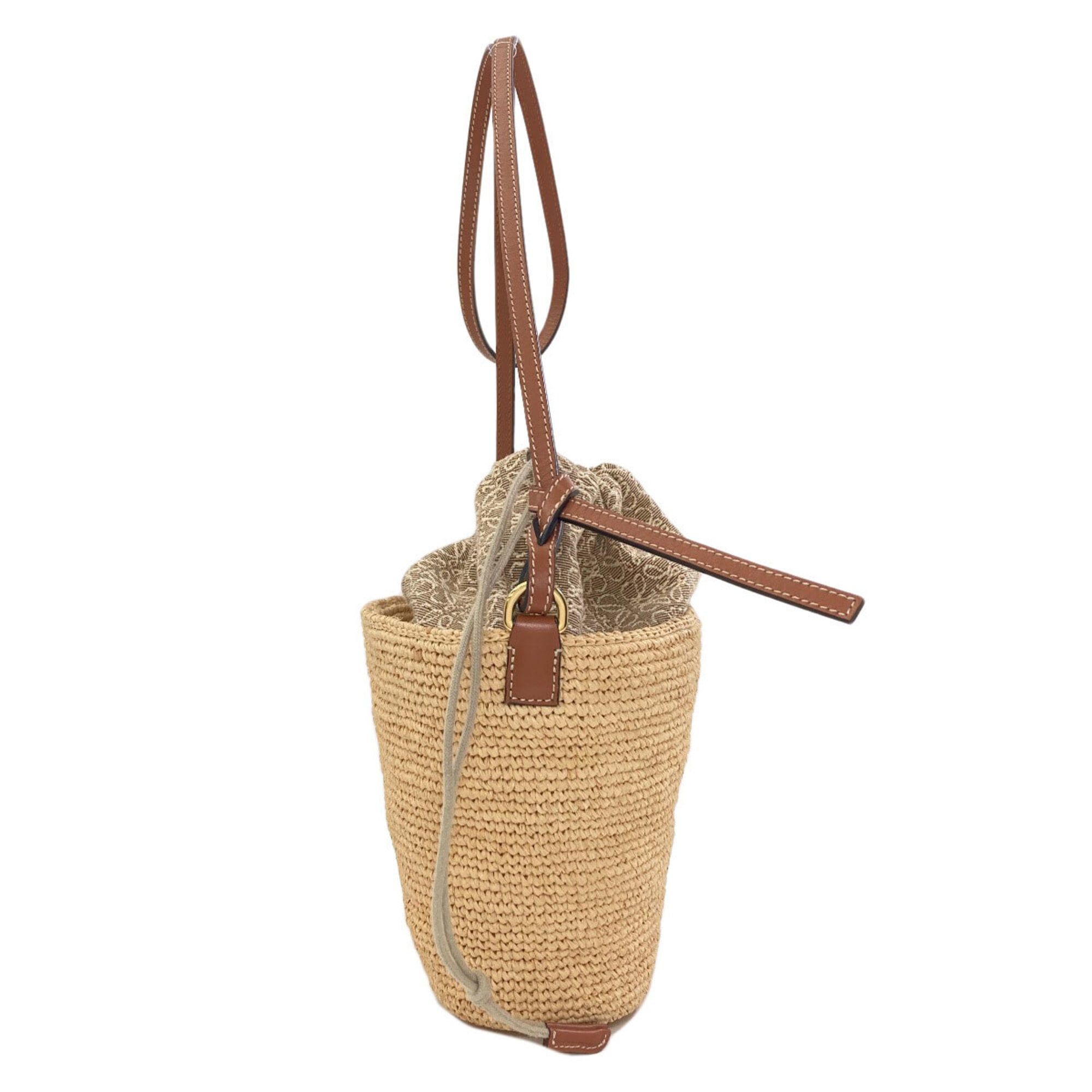 Raffia Pochette Shoulder Bag (Pre-Owned) - Loewe - Modalova