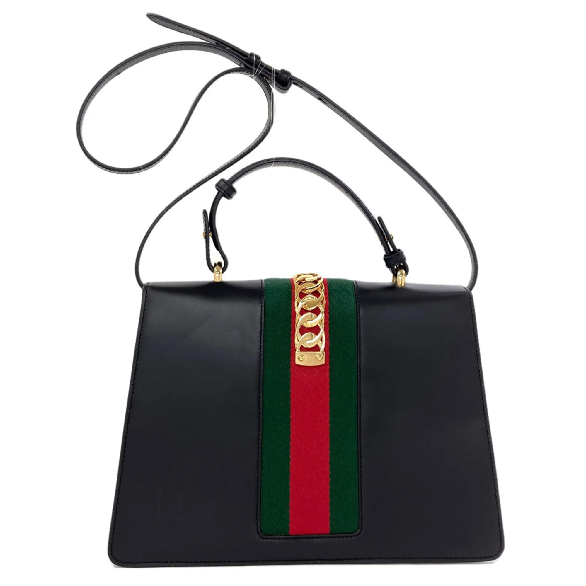 Leather Handbag (Pre-Owned) - Gucci - Modalova