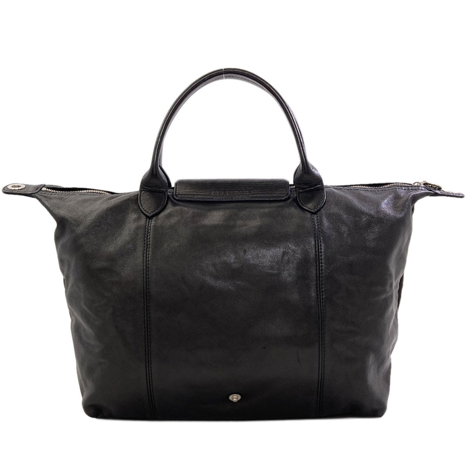 Leather Handbag (Pre-Owned) - Longchamp - Modalova