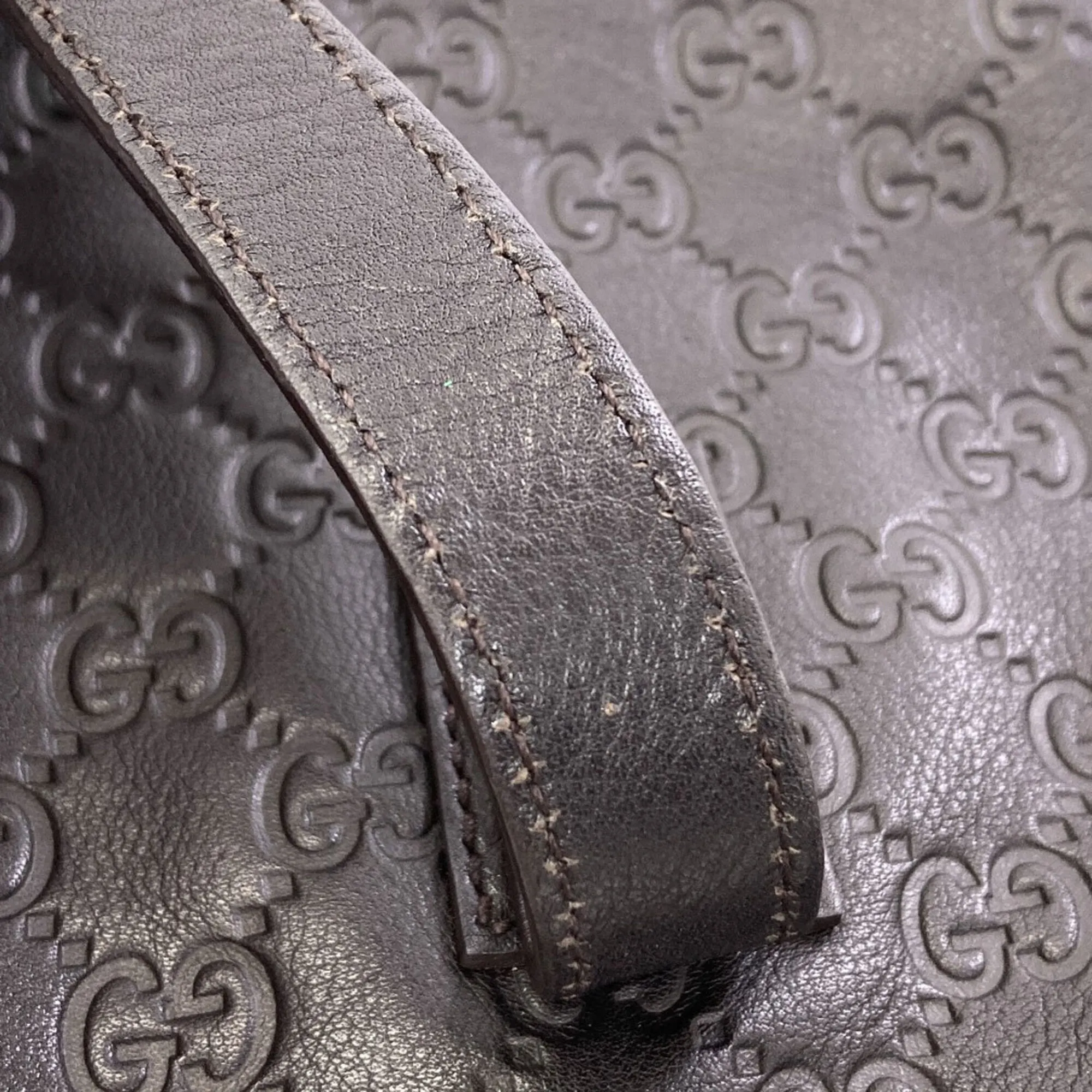 Leather Tote Bag (Pre-Owned) - Gucci - Modalova