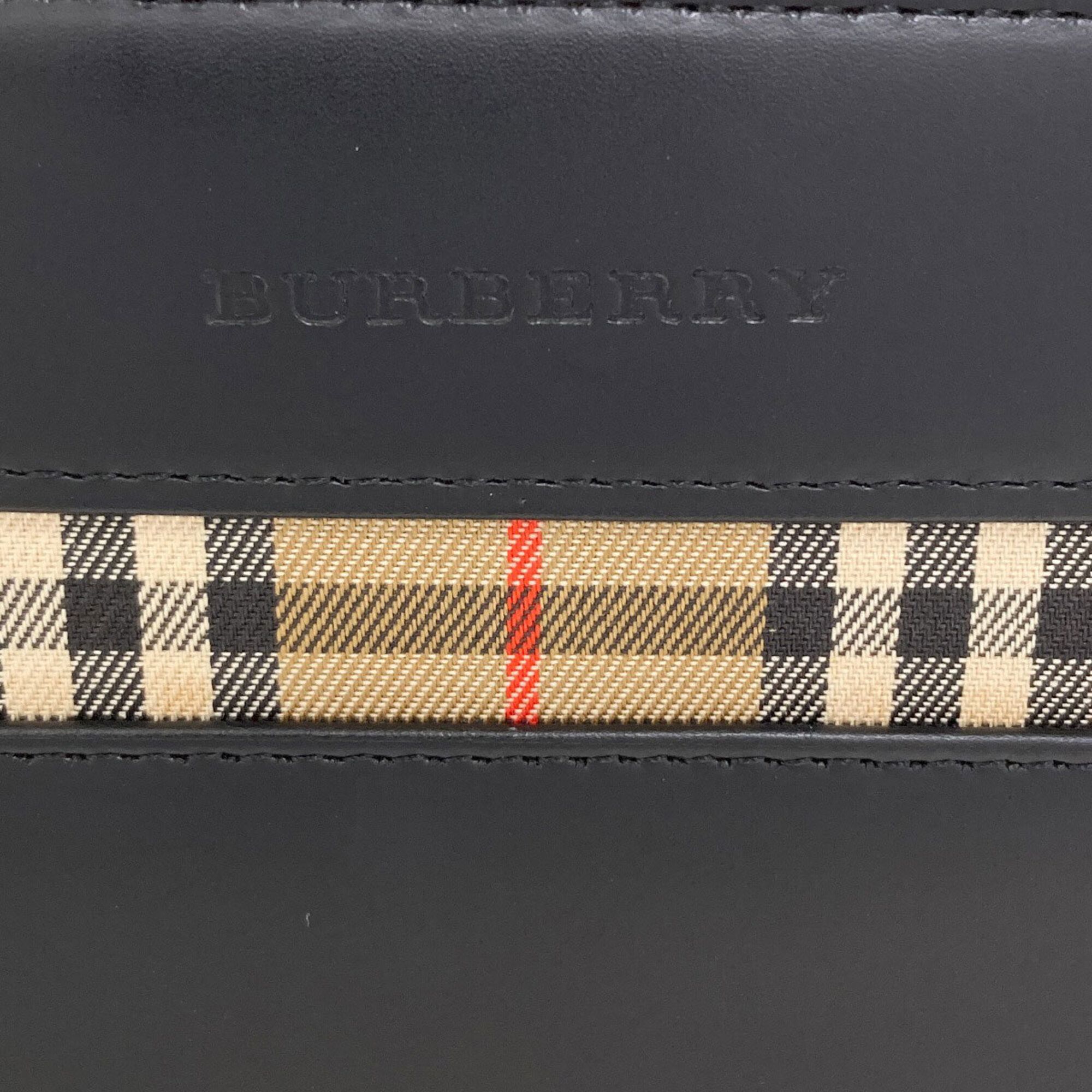 Leather Handbag (Pre-Owned) - Burberry - Modalova