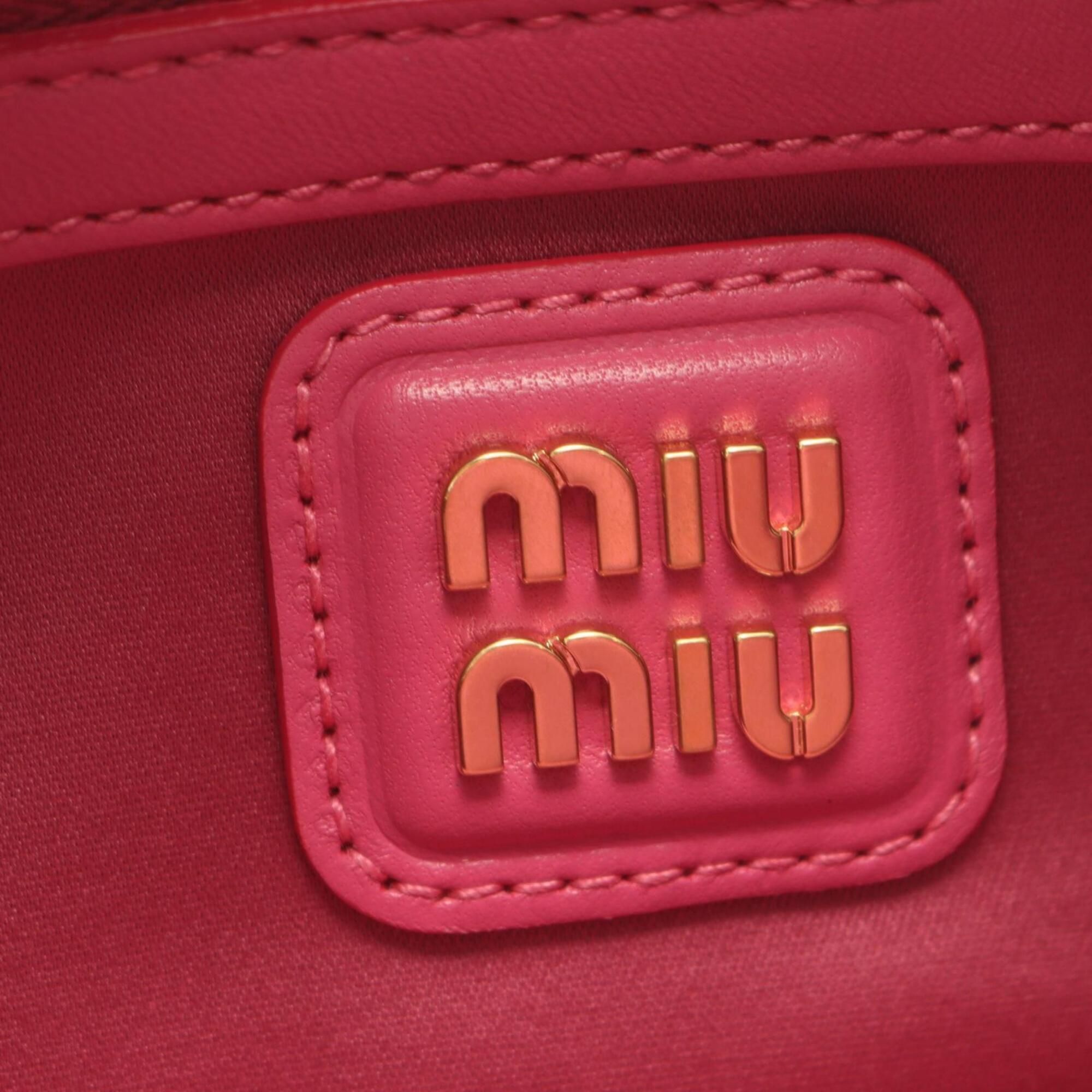 Matelasse Leather Handbag (Pre-Owned) - Miu Miu - Modalova