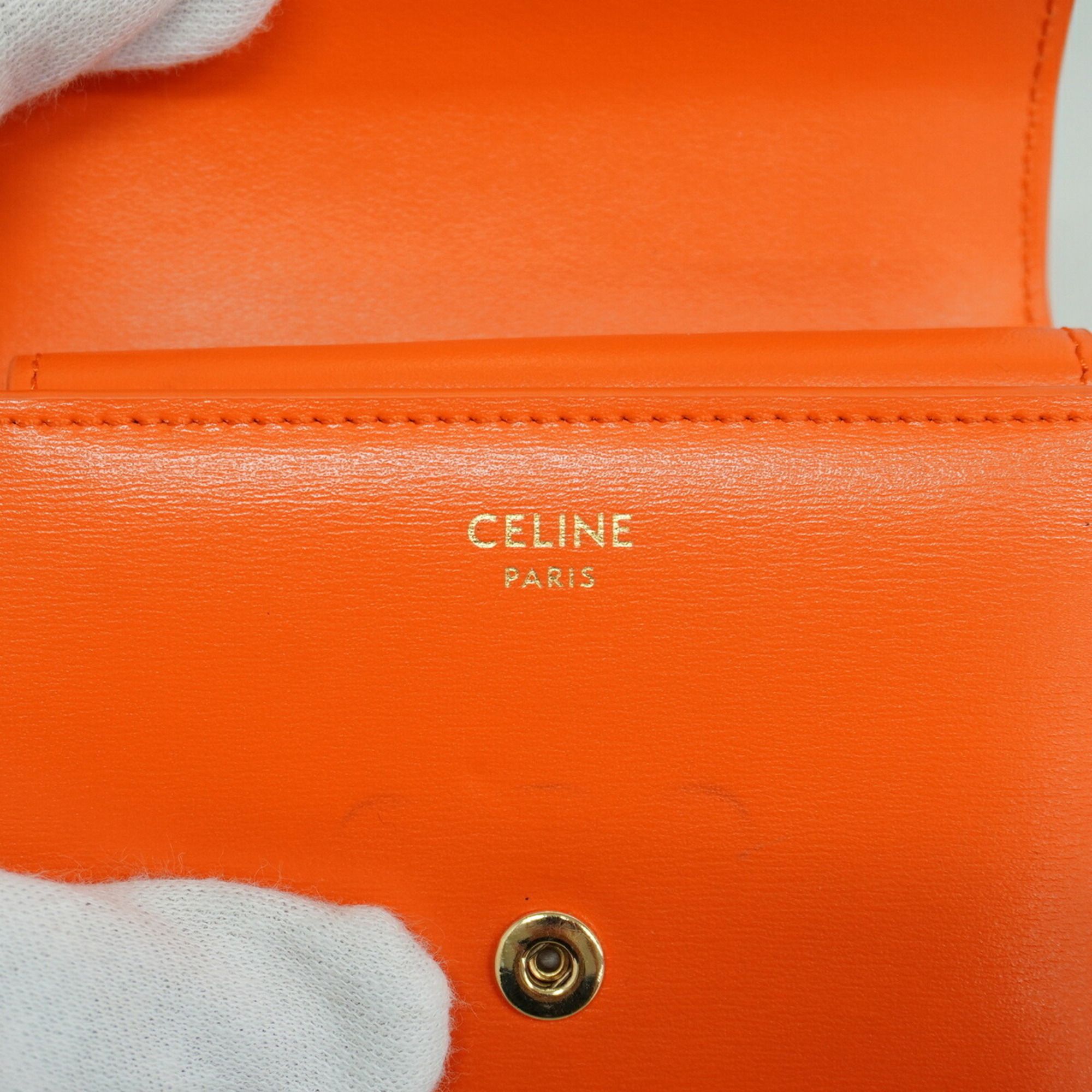 Leather Wallet (Tri-Fold) (Pre-Owned) - Celine - Modalova
