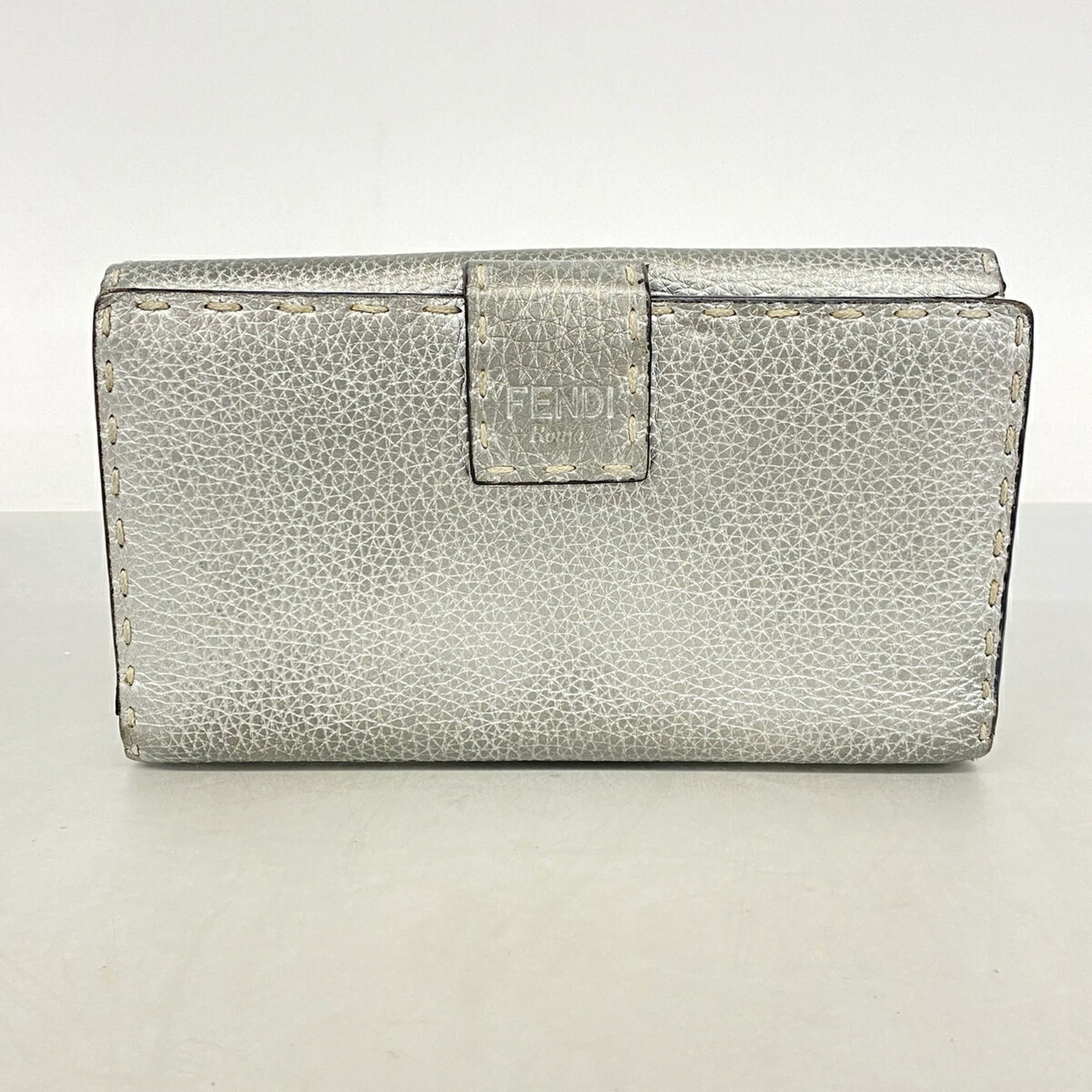 Leather Long Wallet (Bi-Fold) (Pre-Owned) - Fendi - Modalova