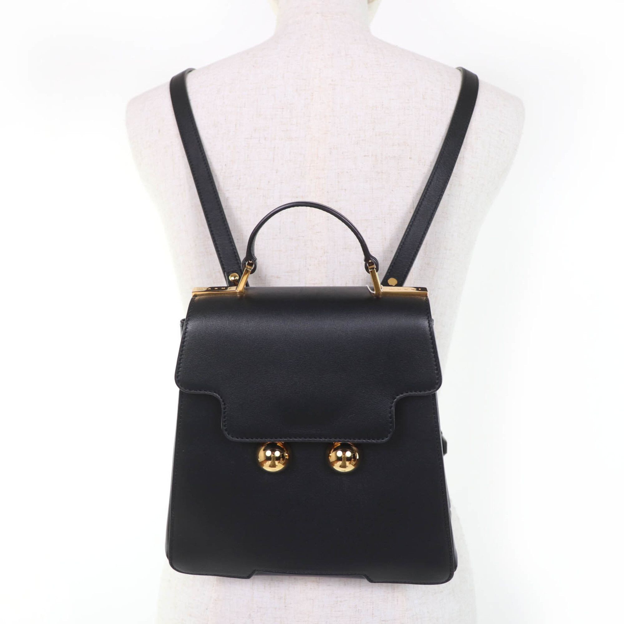 Leather Backpack Handbag (Pre-Owned) - Marni - Modalova