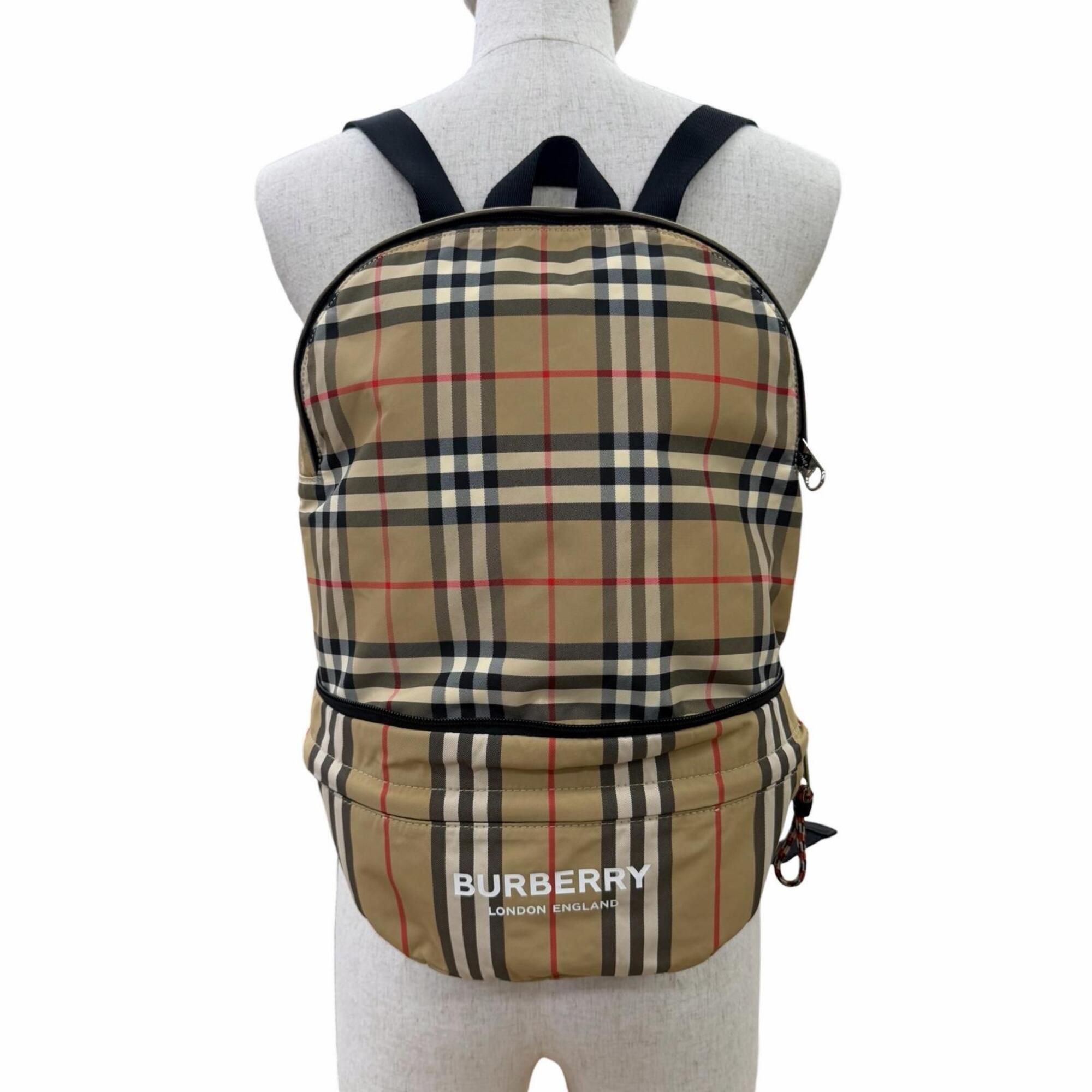 Nylon Leather Backpack Sling Bag (Pre-Owned) - Burberry - Modalova