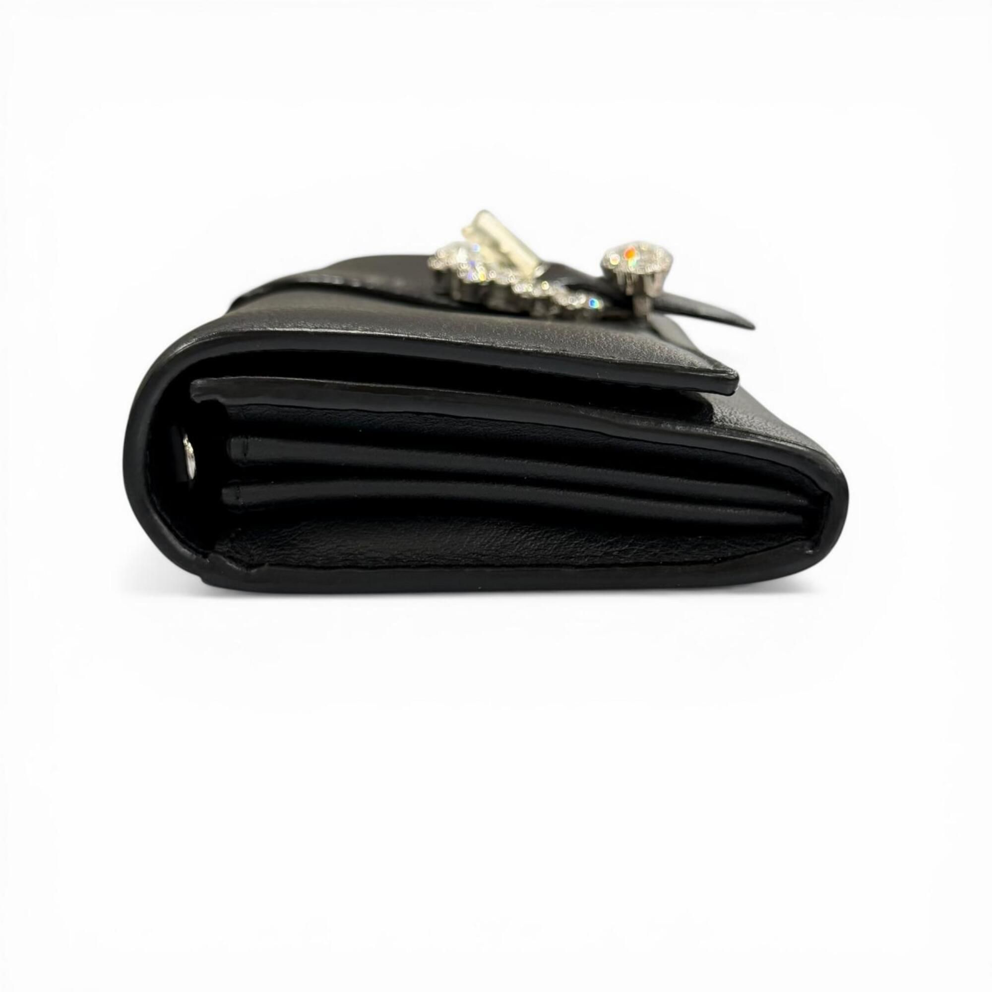 Leather Chain/Shoulder Wallet (Pre-Owned) - Jimmy Choo - Modalova