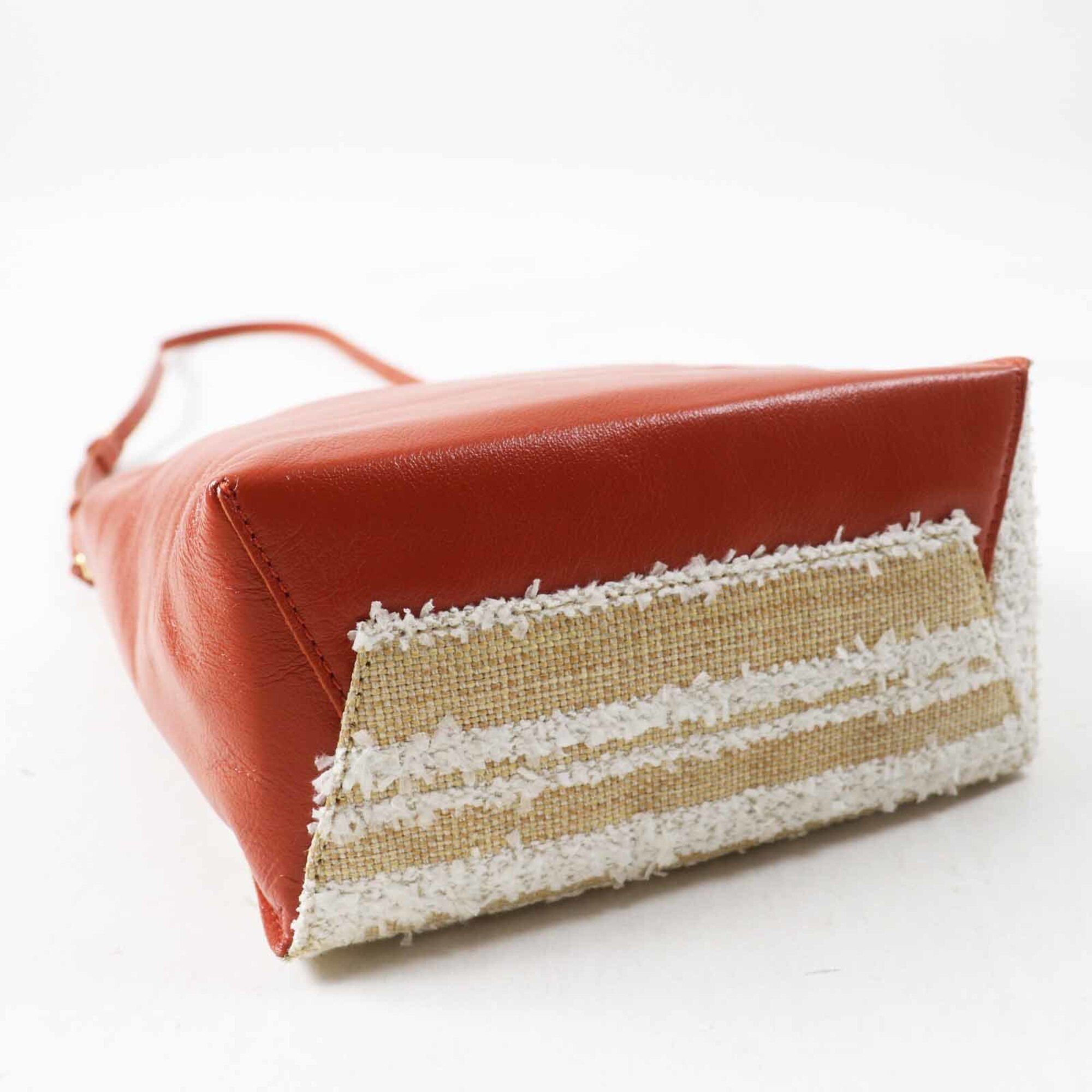 Canvas Leather Shoulder Bag (Pre-Owned) - Marni - Modalova