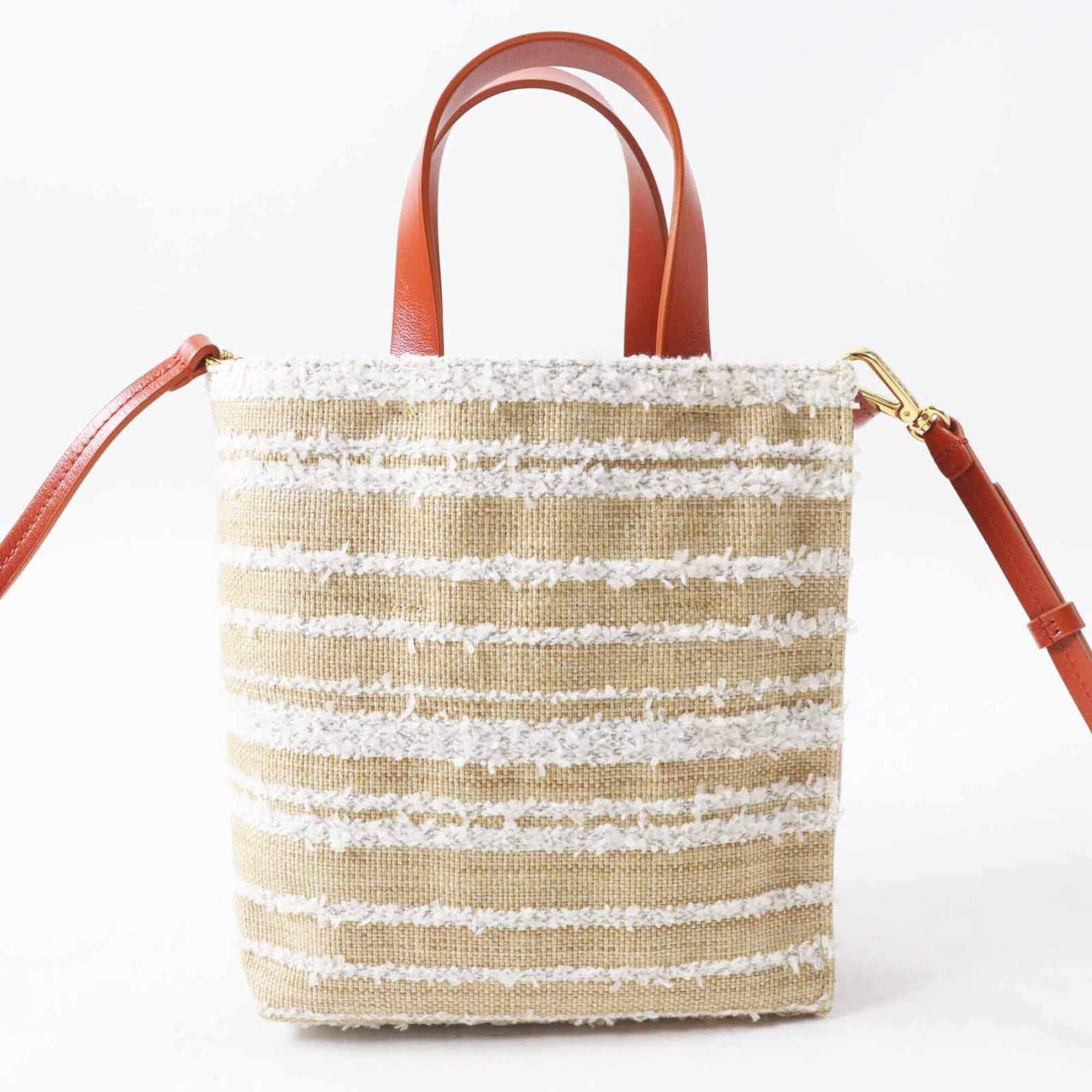 Canvas Leather Shoulder Bag (Pre-Owned) - Marni - Modalova