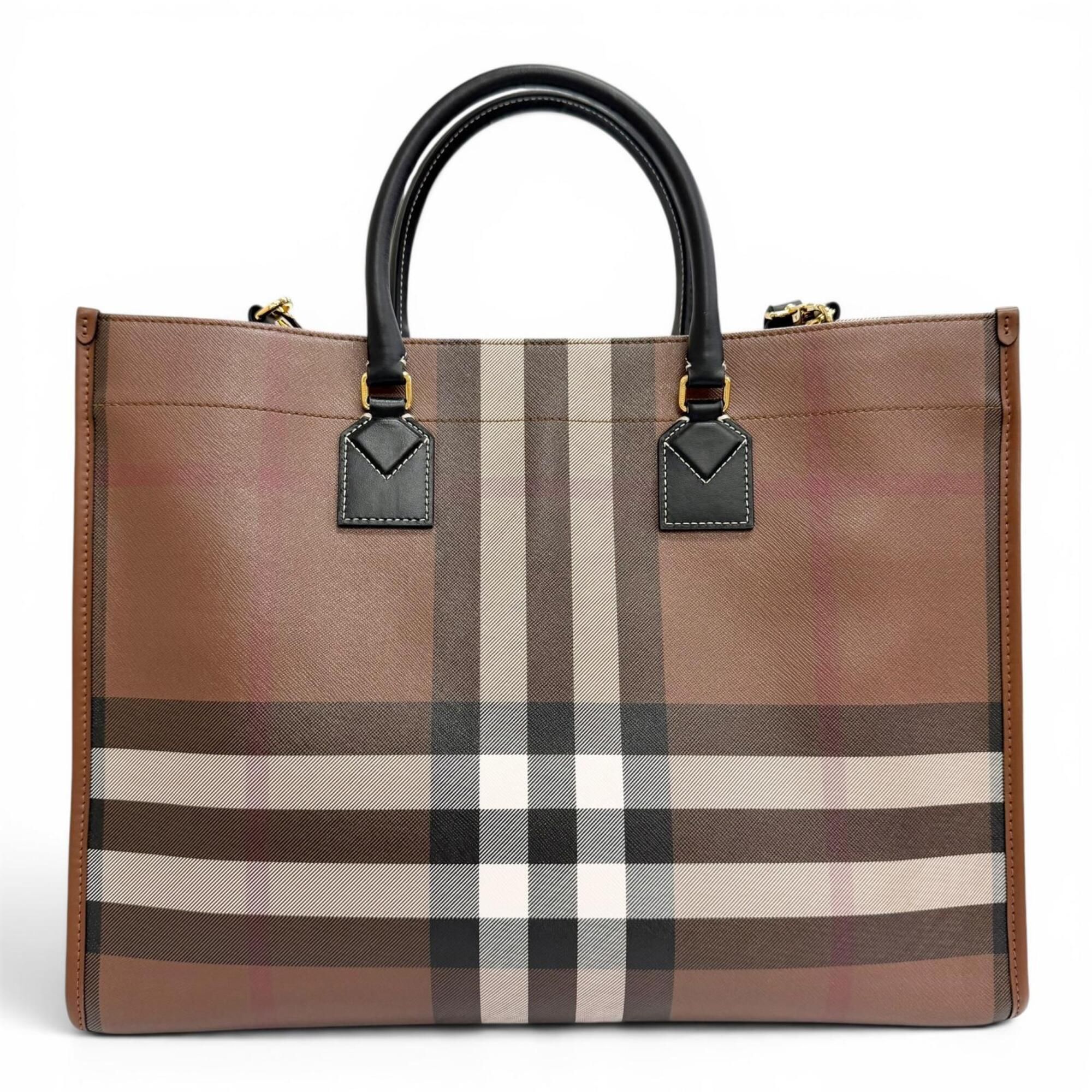 Elastane Cotton Polyester Shoulder Bag Tote Bag (Pre-Owned) - Burberry - Modalova