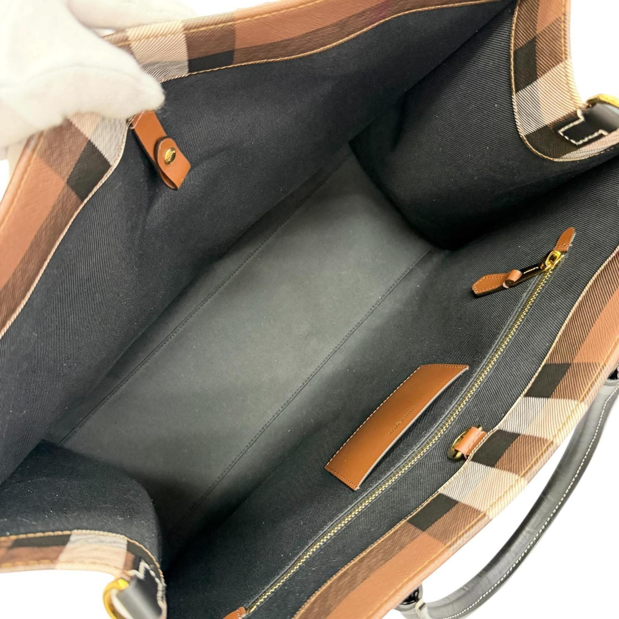 Elastane Cotton Polyester Shoulder Bag Tote Bag (Pre-Owned) - Burberry - Modalova