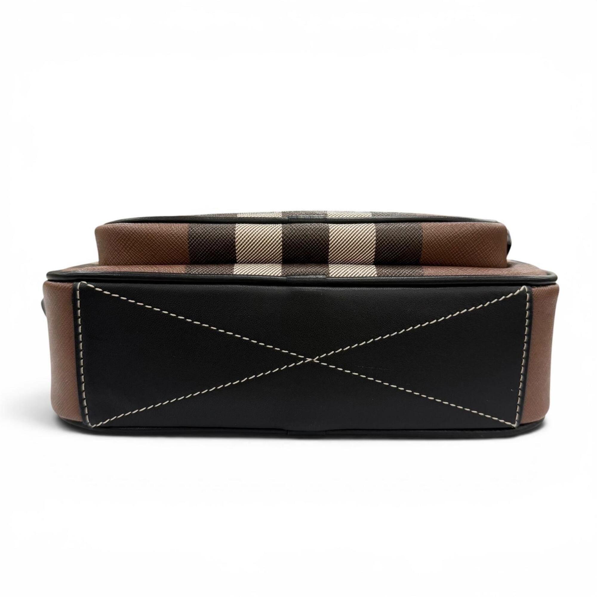 Elastane Cotton Leather Polyester Shoulder Bag (Pre-Owned) - Burberry - Modalova