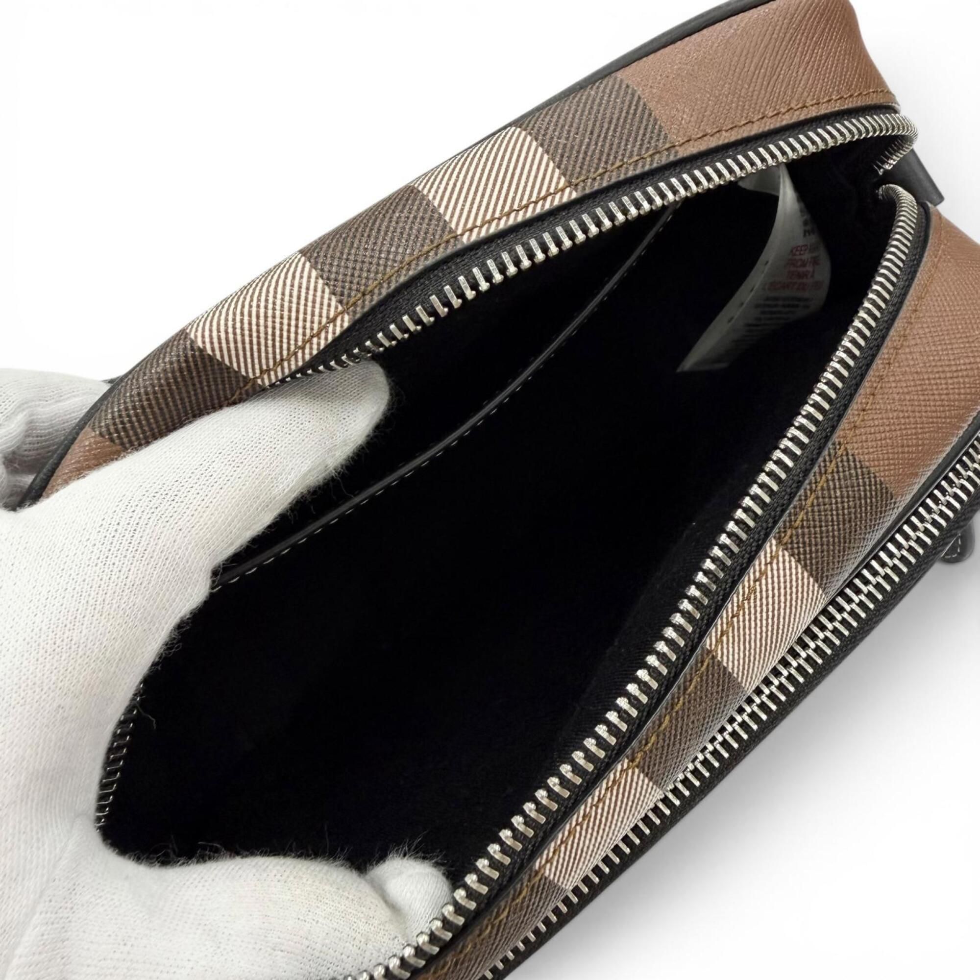 Elastane Cotton Leather Polyester Shoulder Bag (Pre-Owned) - Burberry - Modalova