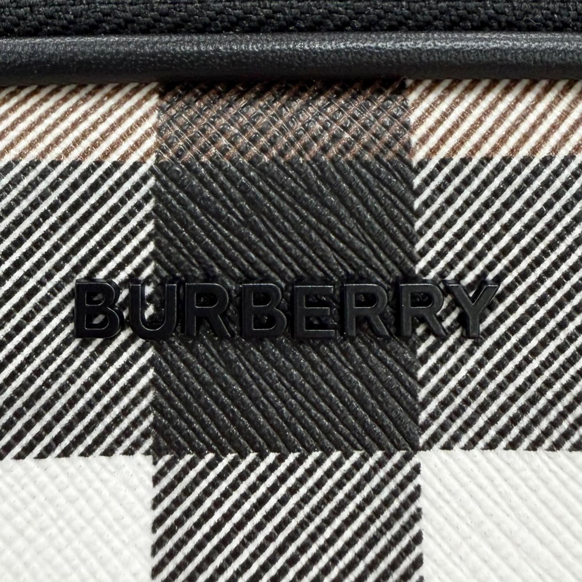 Elastane Cotton Leather Polyester Shoulder Bag (Pre-Owned) - Burberry - Modalova