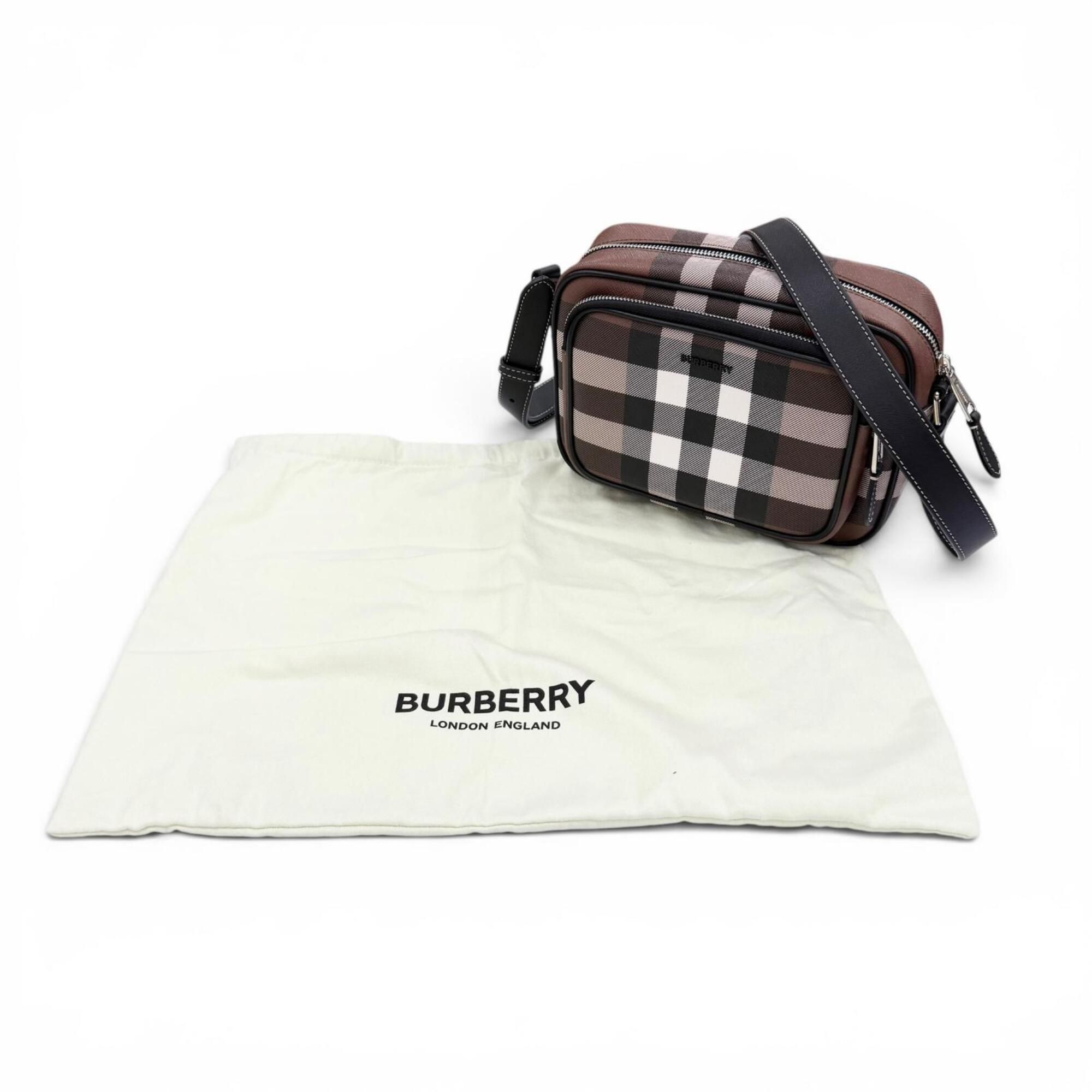 Elastane Cotton Leather Polyester Shoulder Bag (Pre-Owned) - Burberry - Modalova