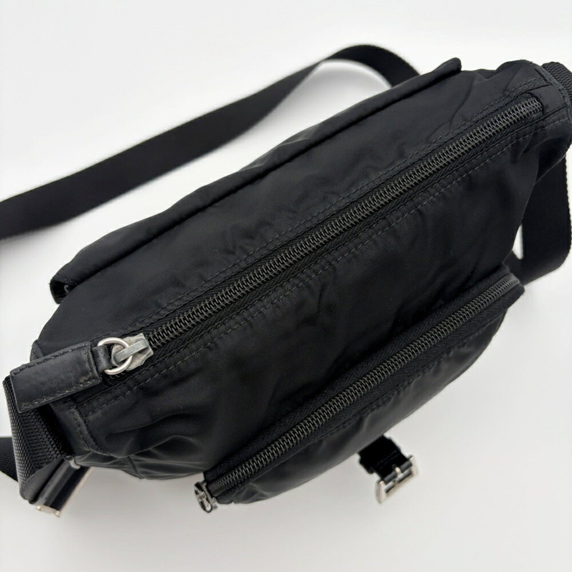 Nylon Leather Shoulder Bag (Pre-Owned) - Prada - Modalova