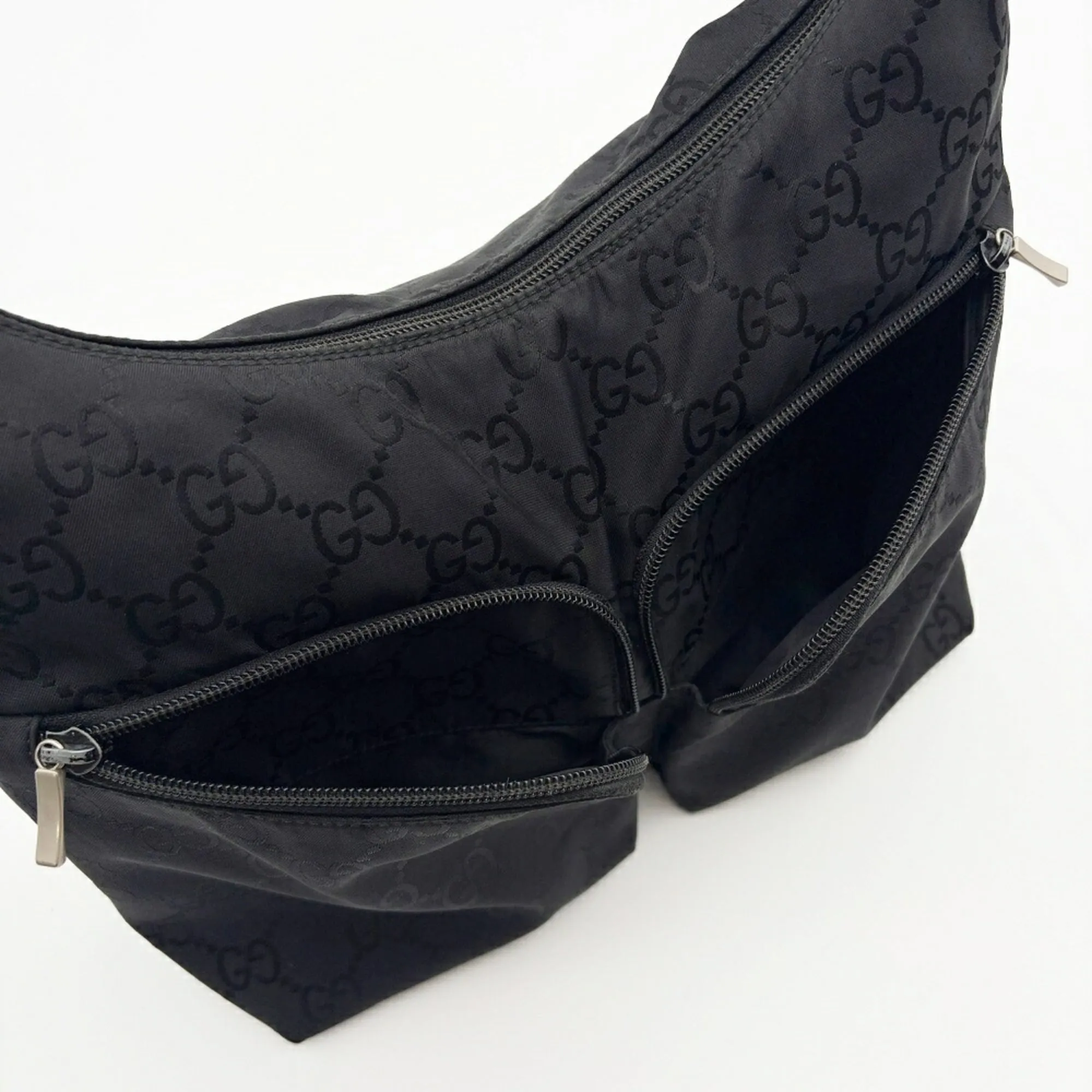 Nylon Leather Shoulder Bag (Pre-Owned) - Gucci - Modalova