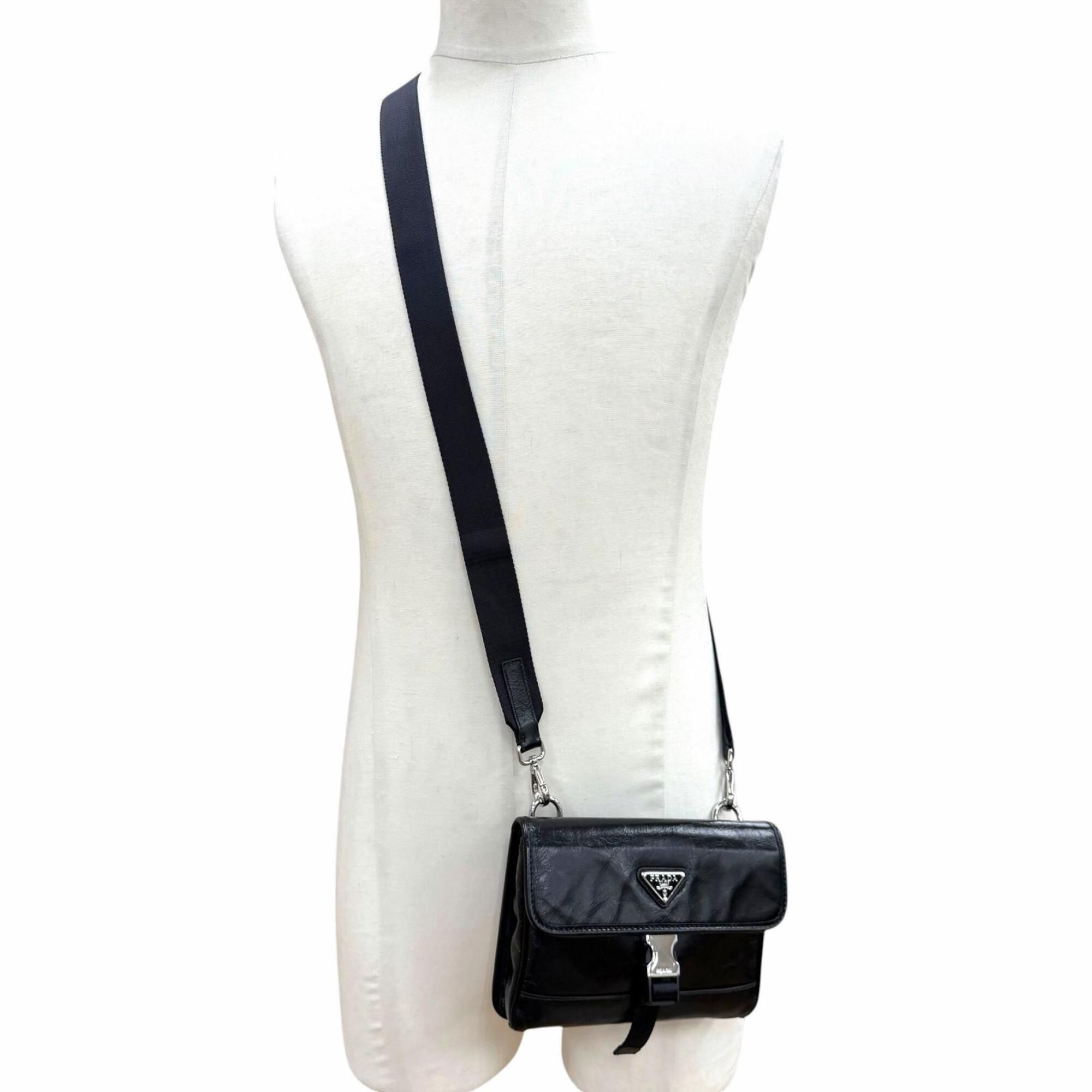 Leather Shoulder Bag (Pre-Owned) - Prada - Modalova