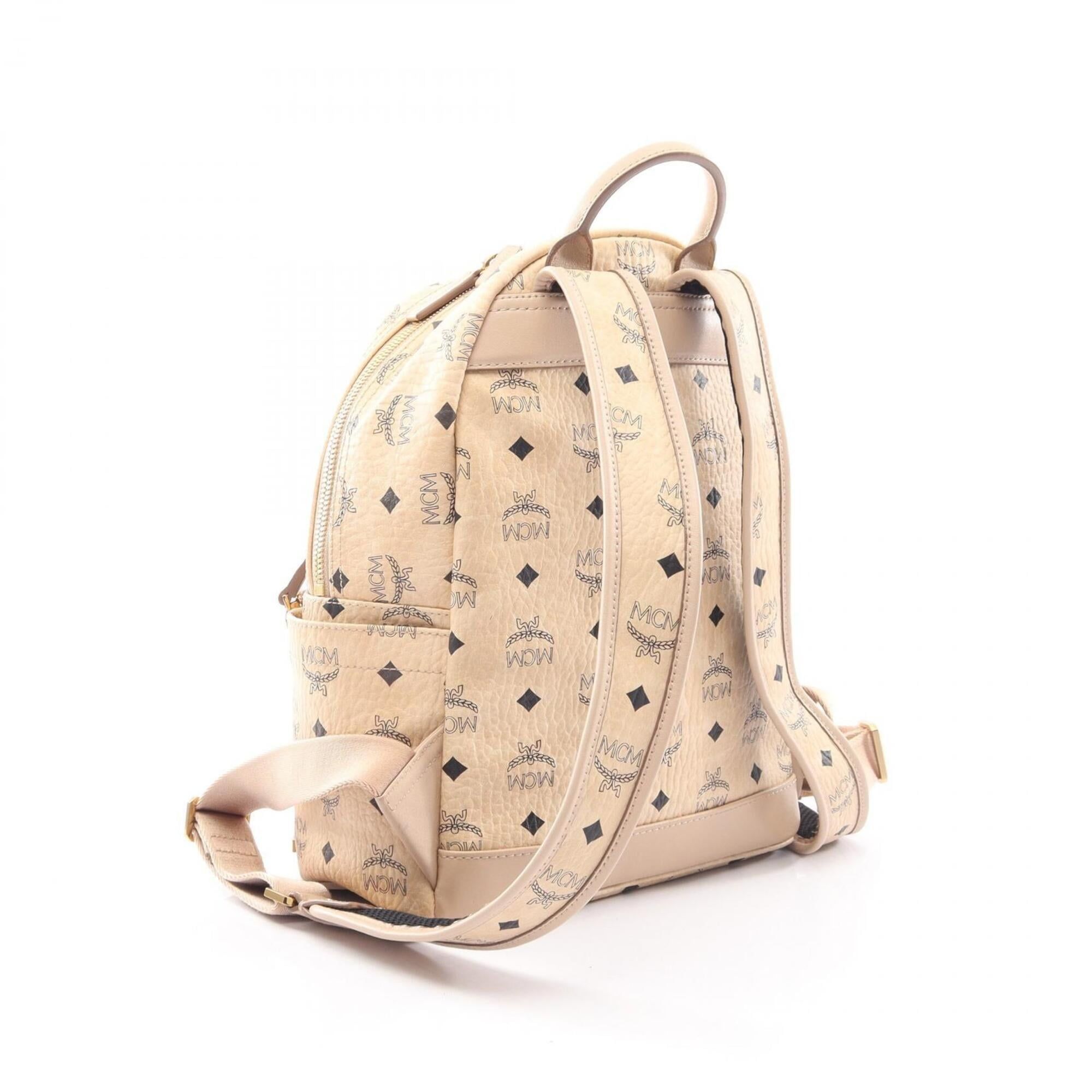 Coated Canvas Leather Backpack (Pre-Owned) - MCM - Modalova