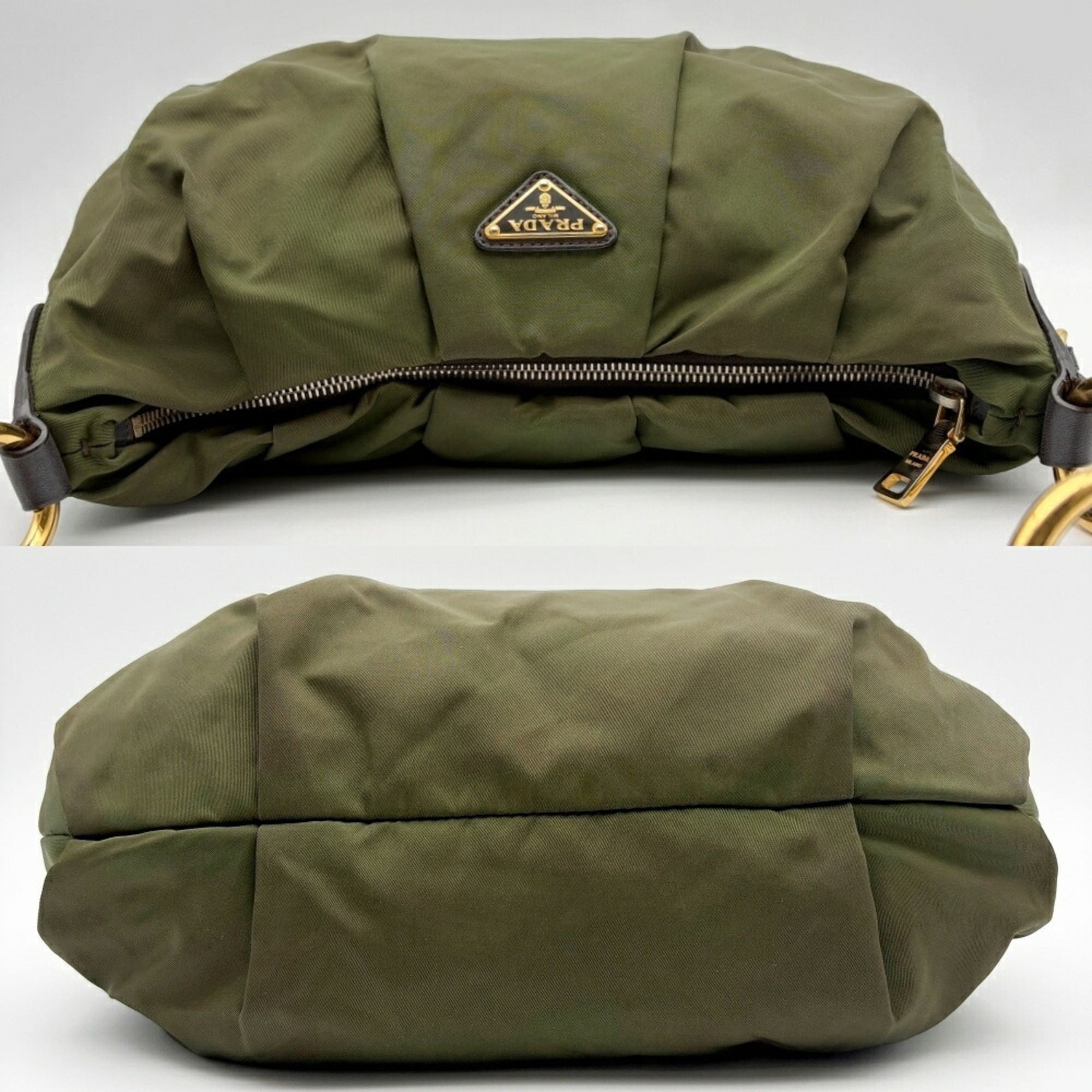 Nylon Leather Shoulder Bag (Pre-Owned) - Prada - Modalova