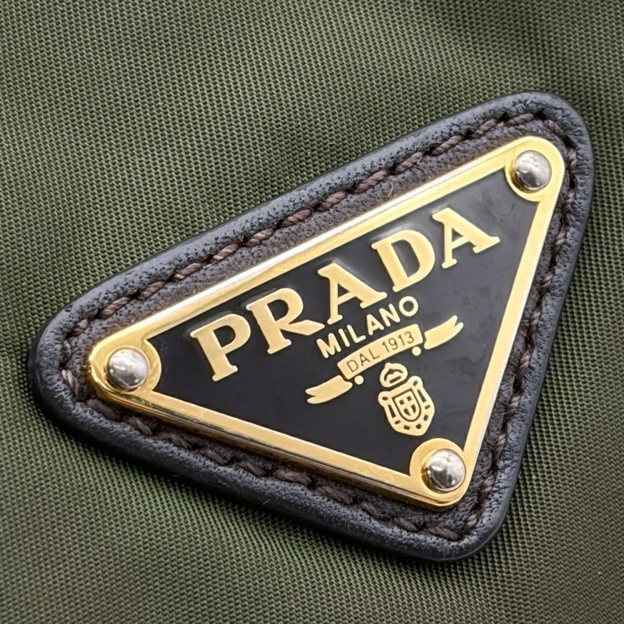 Nylon Leather Shoulder Bag (Pre-Owned) - Prada - Modalova