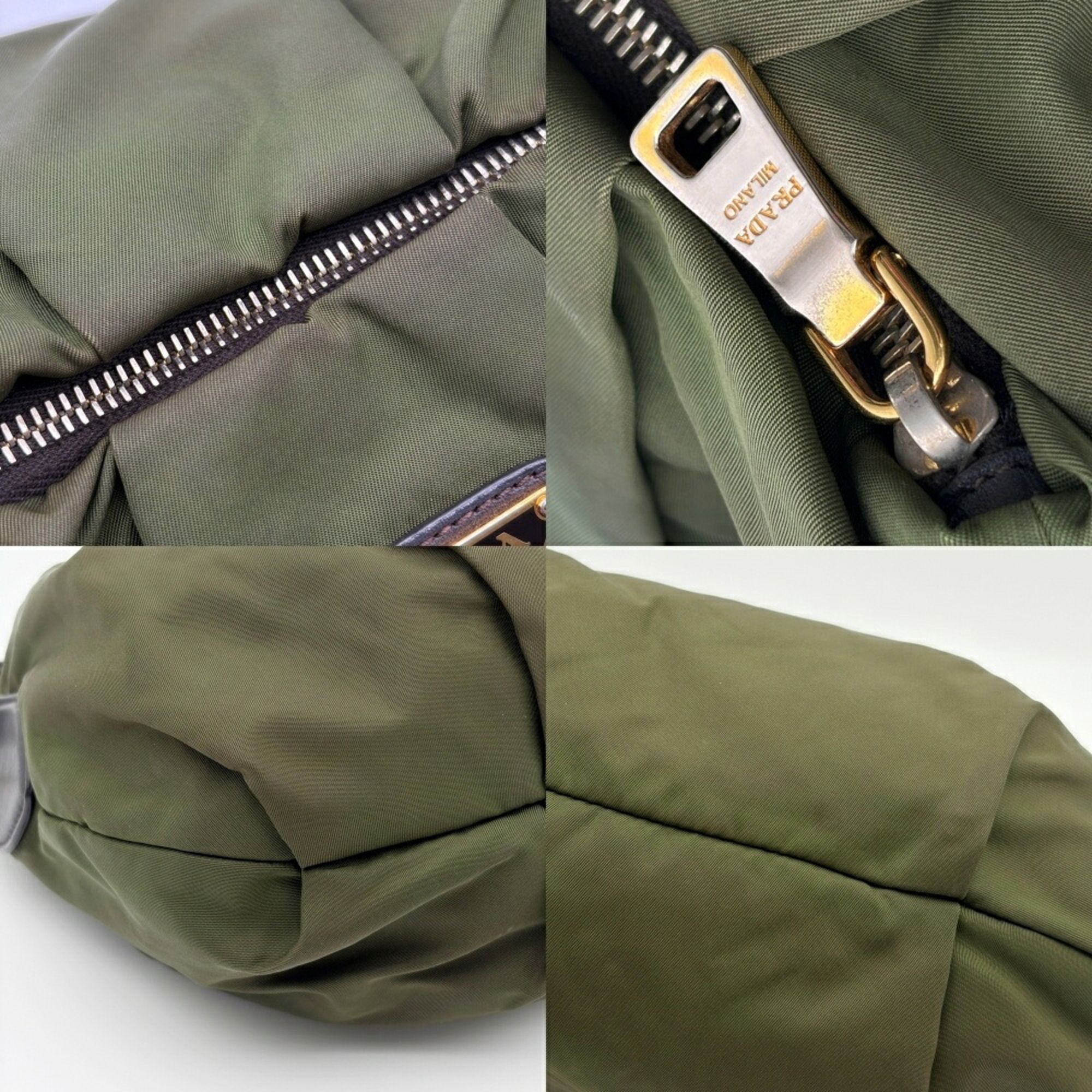 Nylon Leather Shoulder Bag (Pre-Owned) - Prada - Modalova