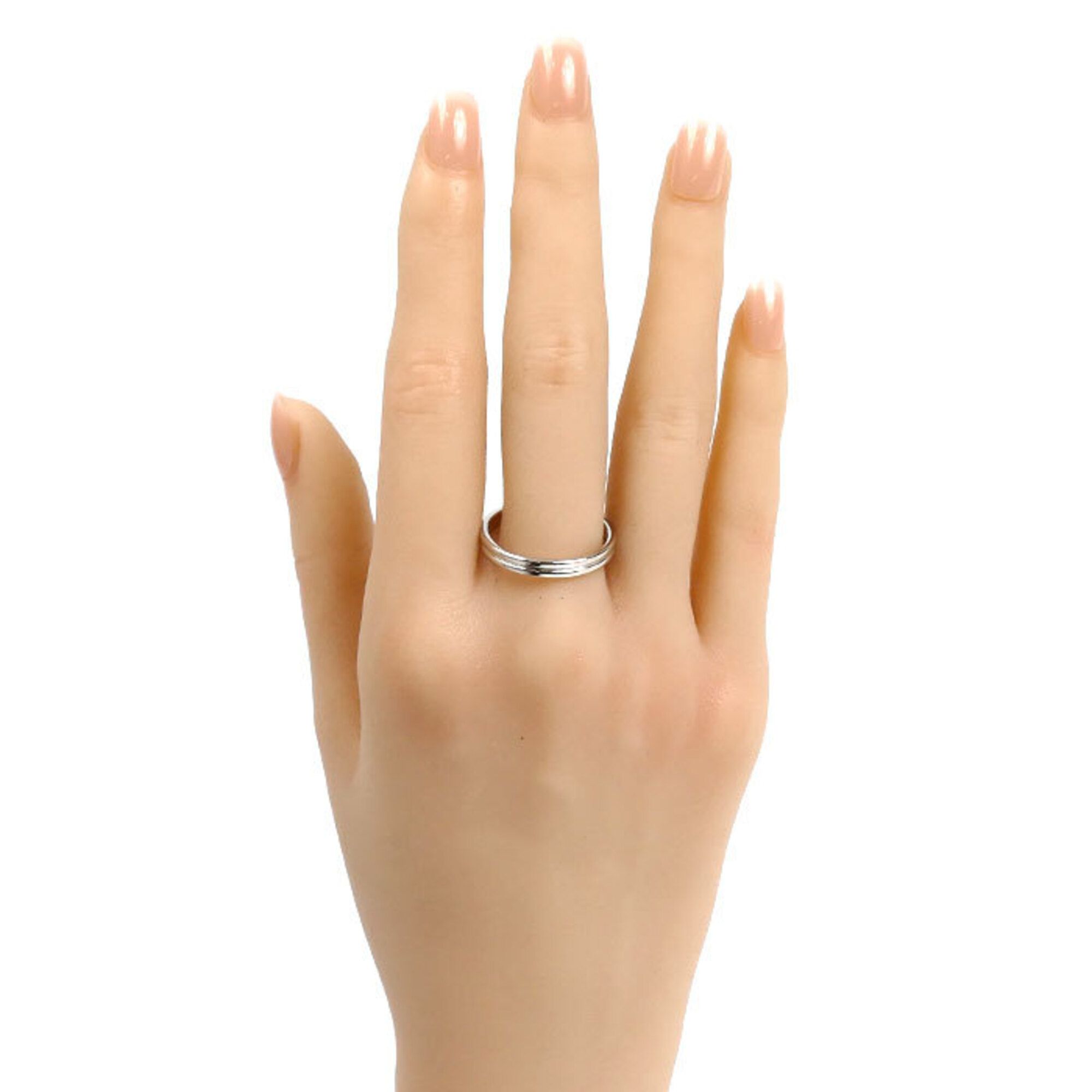 Platinum 950 Band Ring (Pre-Owned) - Boucheron - Modalova
