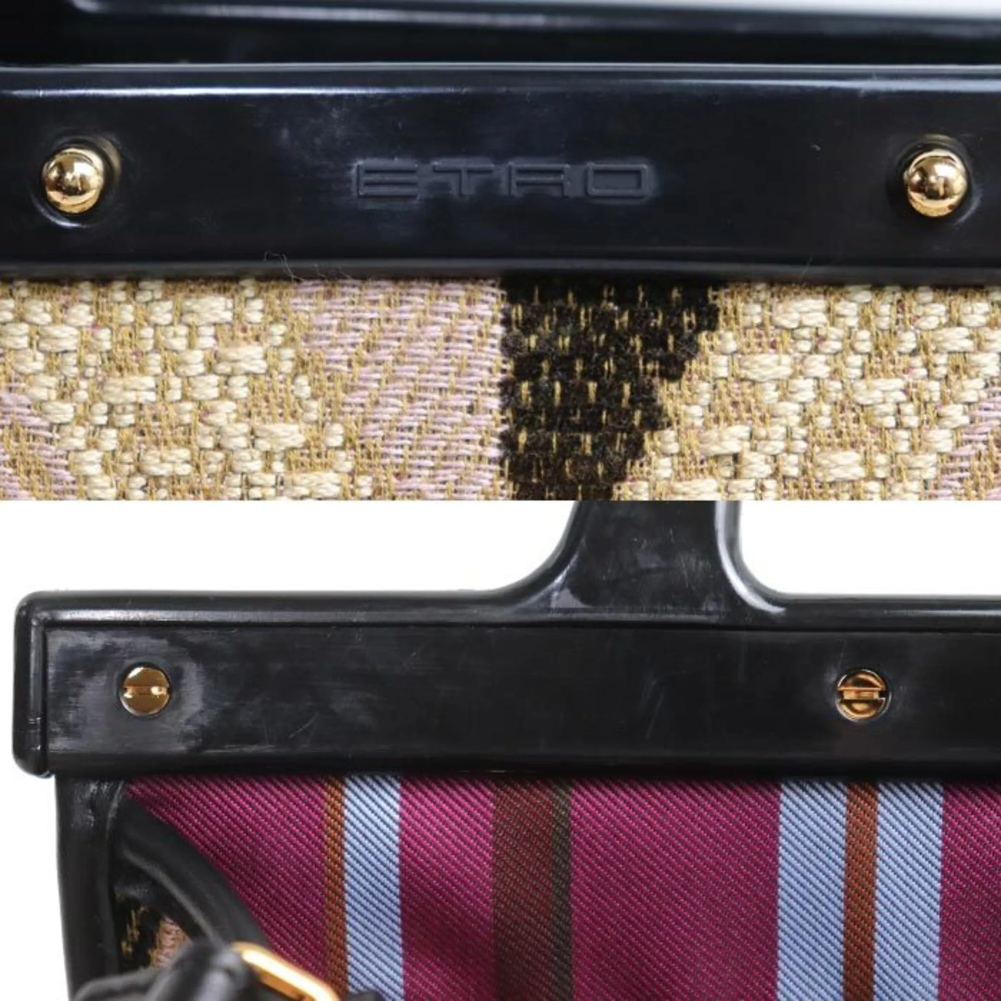 Jacquard Plastic Shoulder Bag (Pre-Owned) - Etro - Modalova