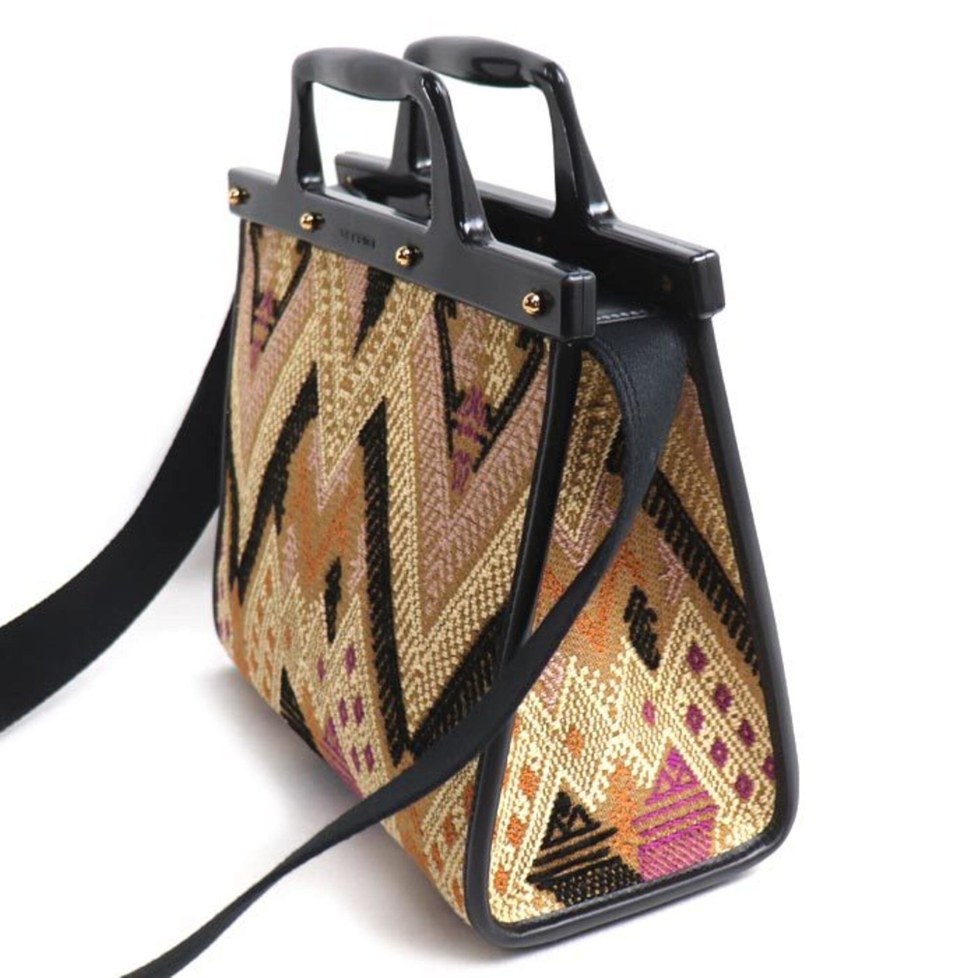 Jacquard Plastic Shoulder Bag (Pre-Owned) - Etro - Modalova
