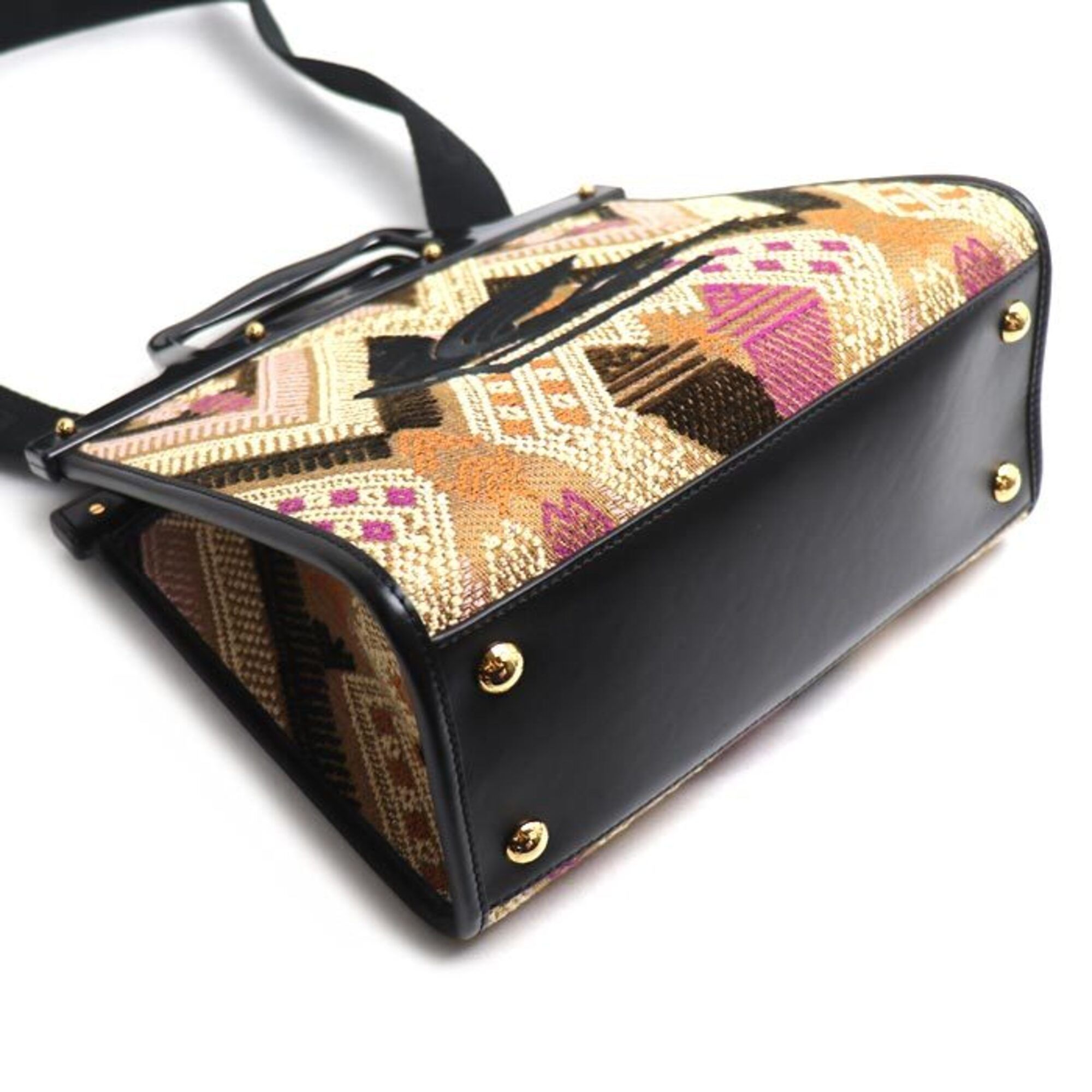 Jacquard Plastic Shoulder Bag (Pre-Owned) - Etro - Modalova