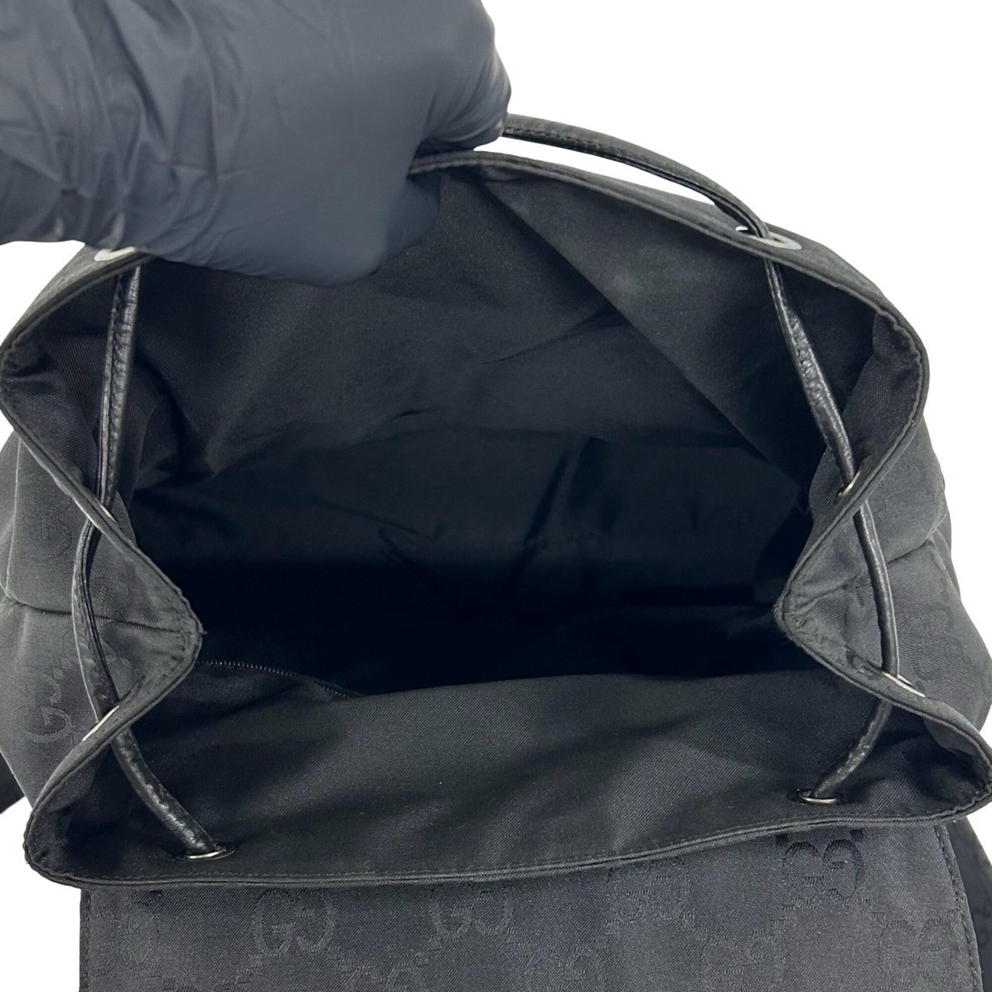 Nylon Leather Backpack (Pre-Owned) - Gucci - Modalova