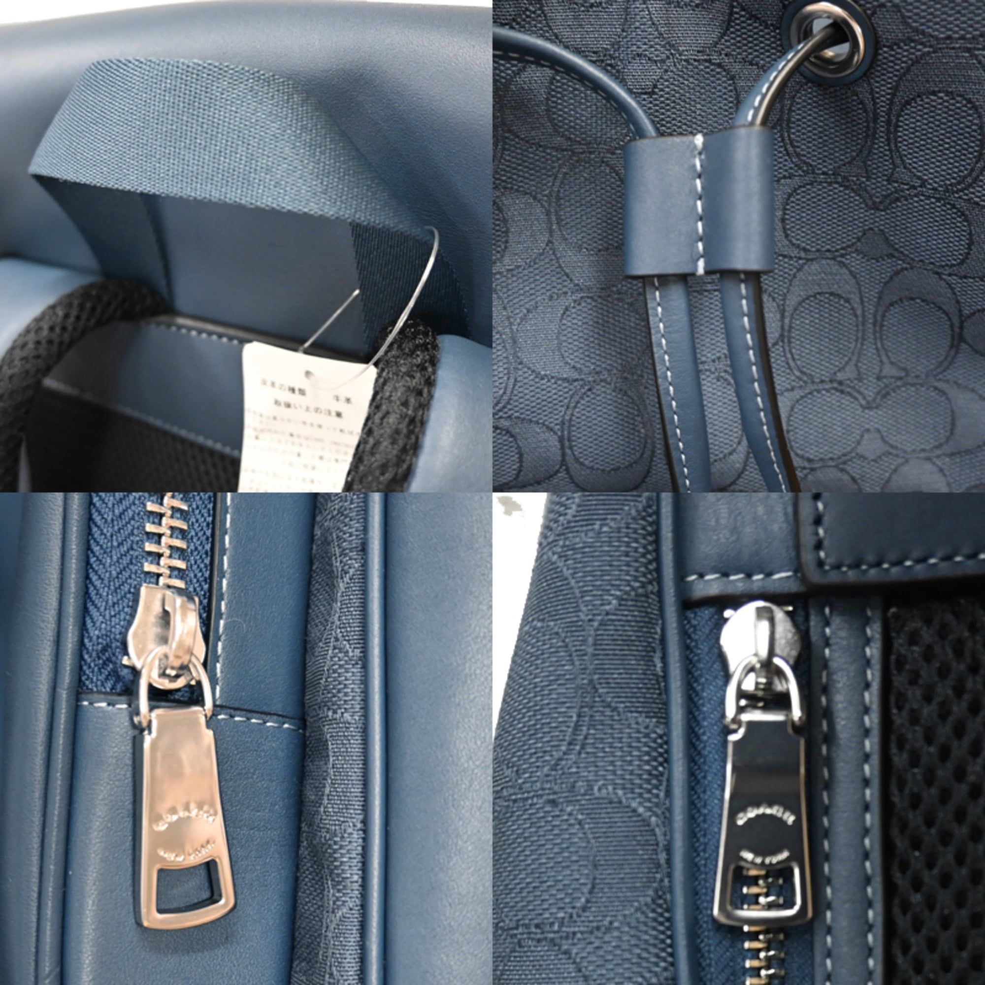 Coach Navy Leather (Pre-Owned) - Coach - Modalova
