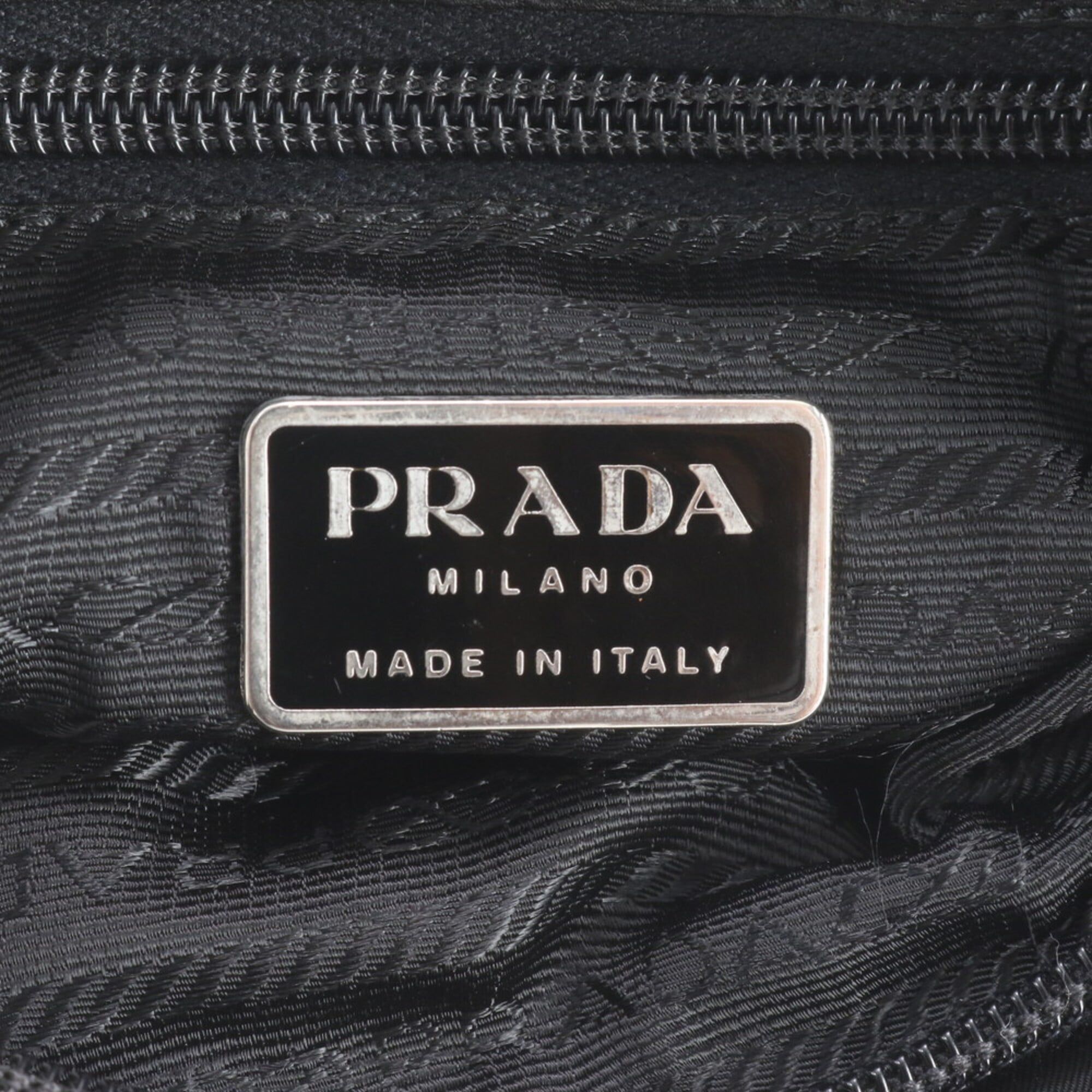 Leather Nylon Messenger Bag Shoulder Bag (Pre-Owned) - Prada - Modalova