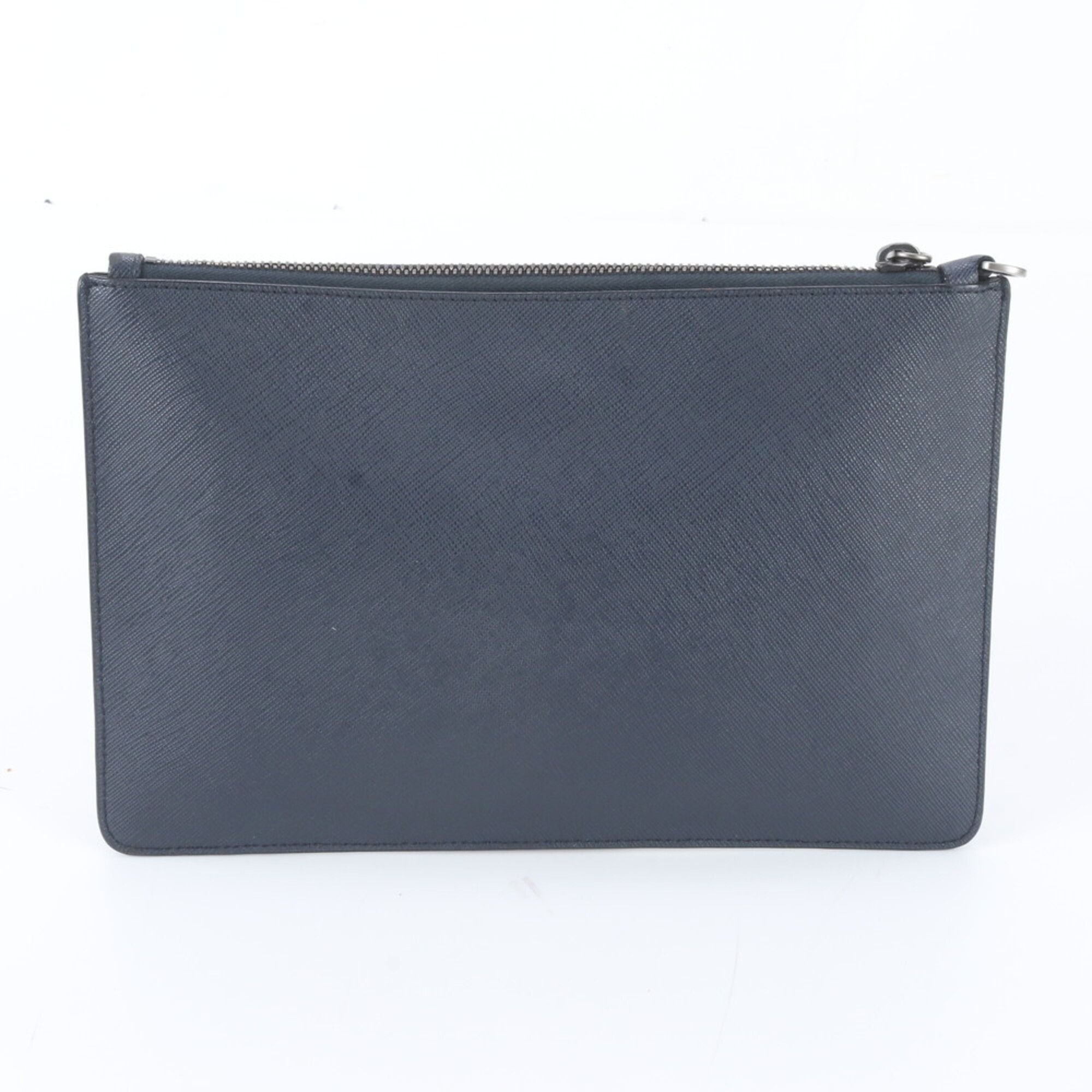 Leather Clutch Bag (Pre-Owned) - Prada - Modalova