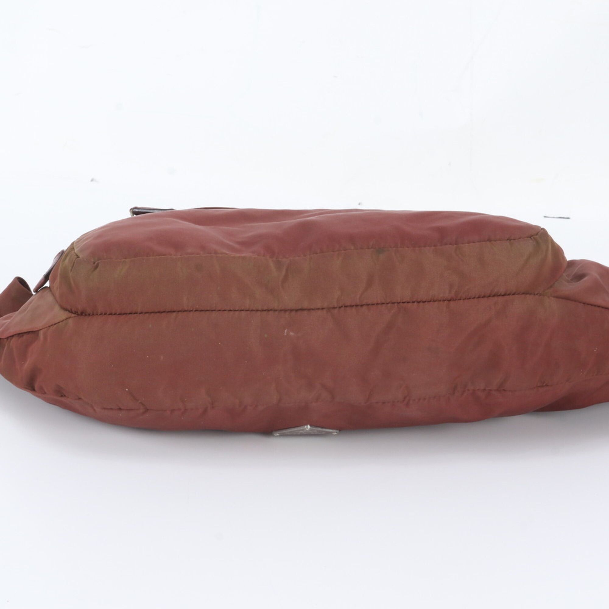 Leather Nylon Pouch Sling Bag (Pre-Owned) - Prada - Modalova