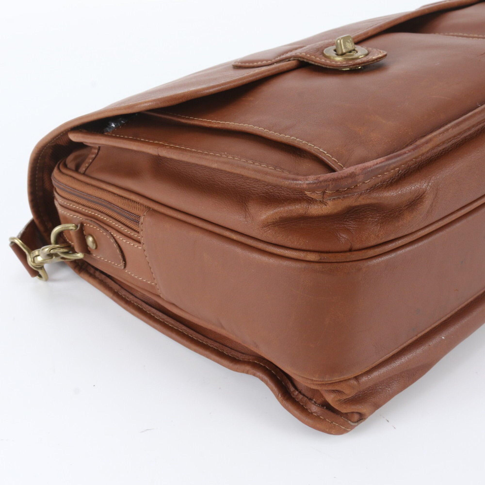 Leather Briefcase Shoulder Bag (Pre-Owned) - Coach - Modalova