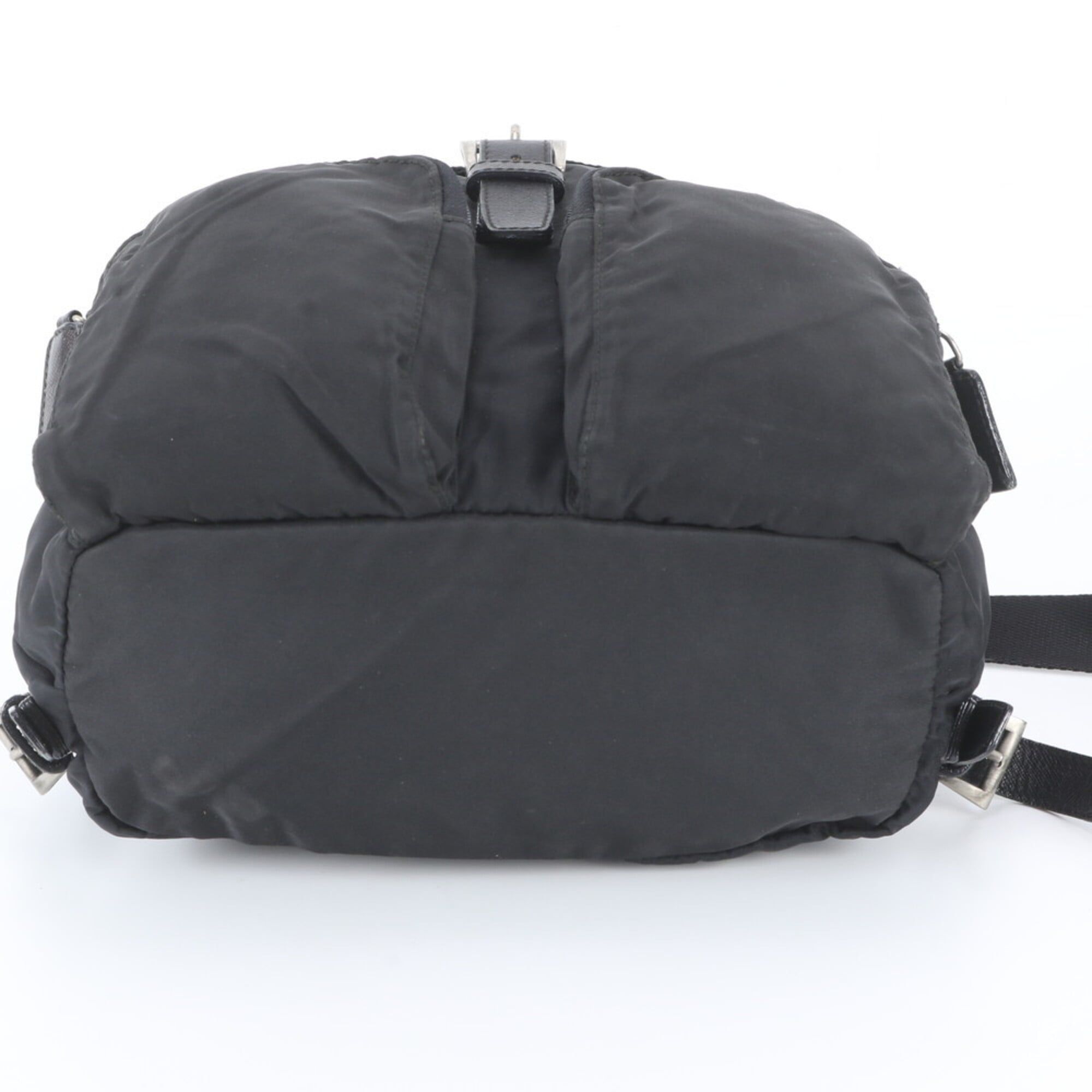 Leather Nylon Backpack (Pre-Owned) - Prada - Modalova