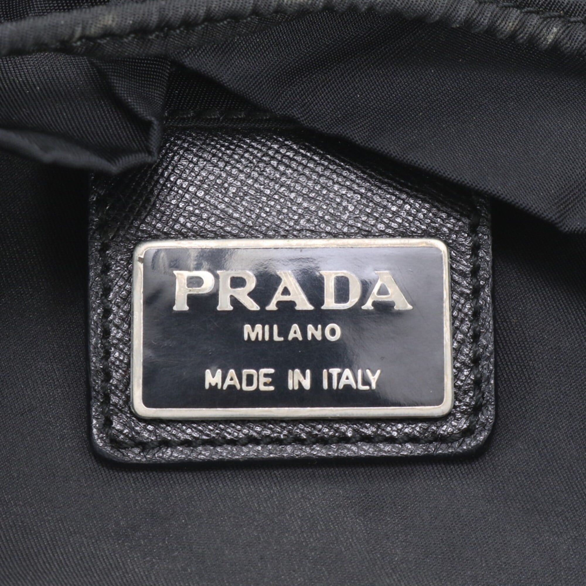 Leather Nylon Backpack (Pre-Owned) - Prada - Modalova