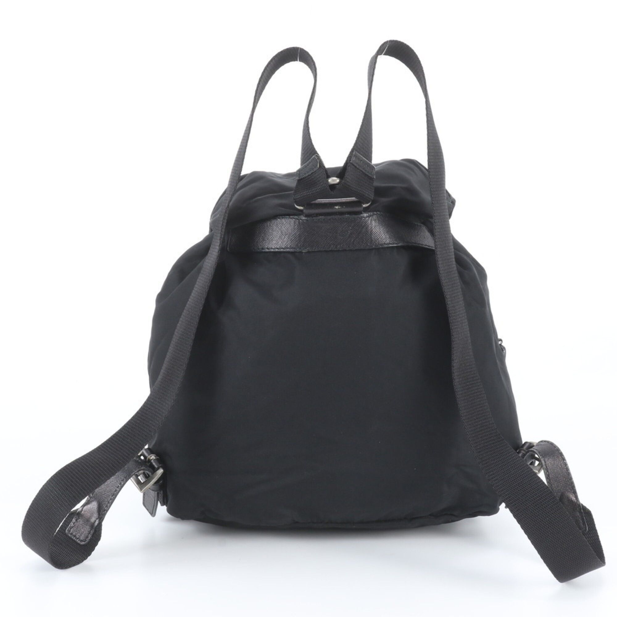 Leather Nylon Backpack (Pre-Owned) - Prada - Modalova