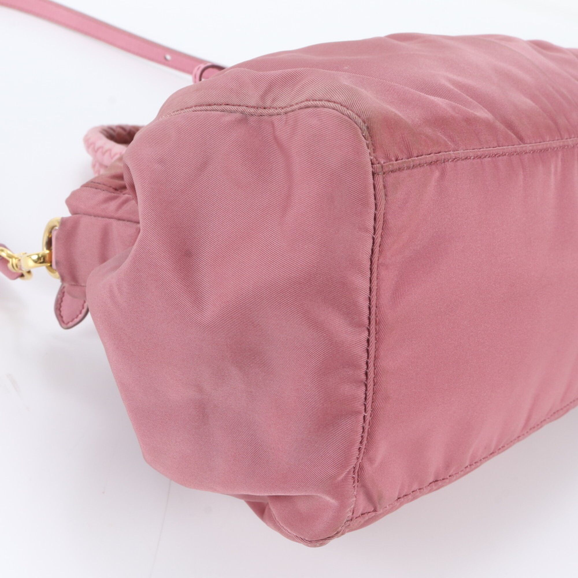 Leather Nylon Handbag Shoulder Bag (Pre-Owned) - Prada - Modalova